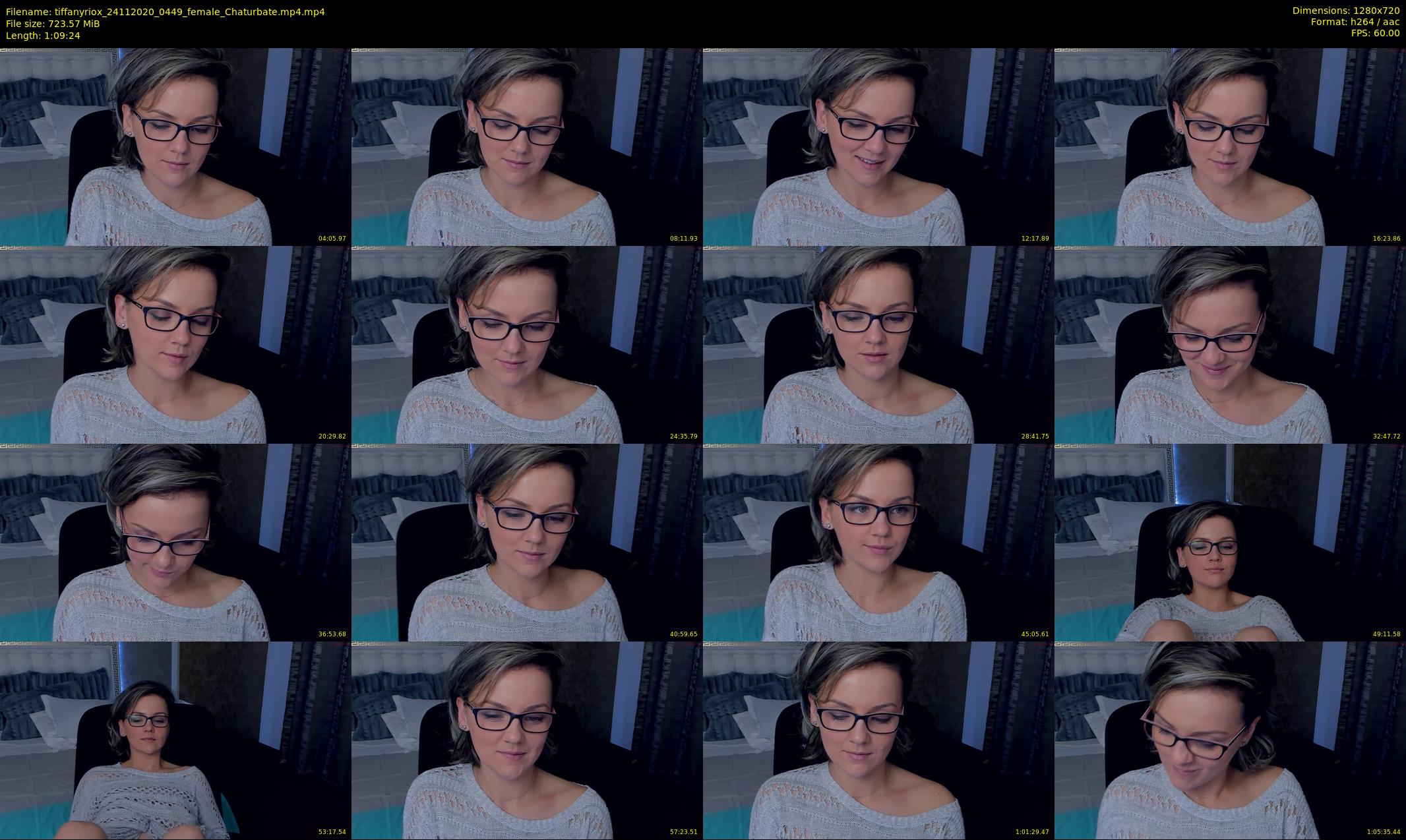 tiffanyriox — 70 minute Chaturbate female cam show recording, 720p, Nov 24, 2020