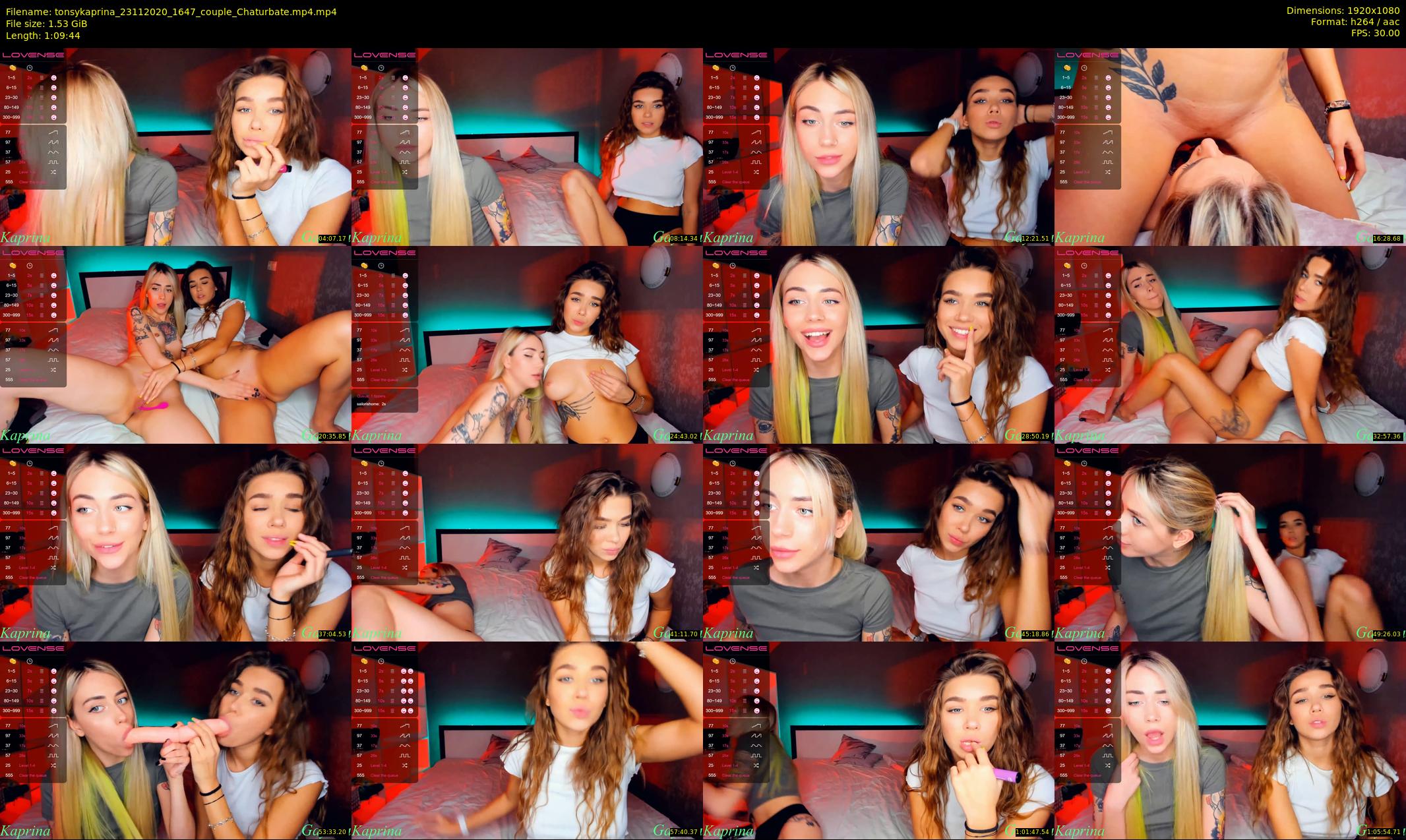 tonsykaprina — 70 minute Chaturbate couple cam show recording, 1080p, Nov 23, 2020