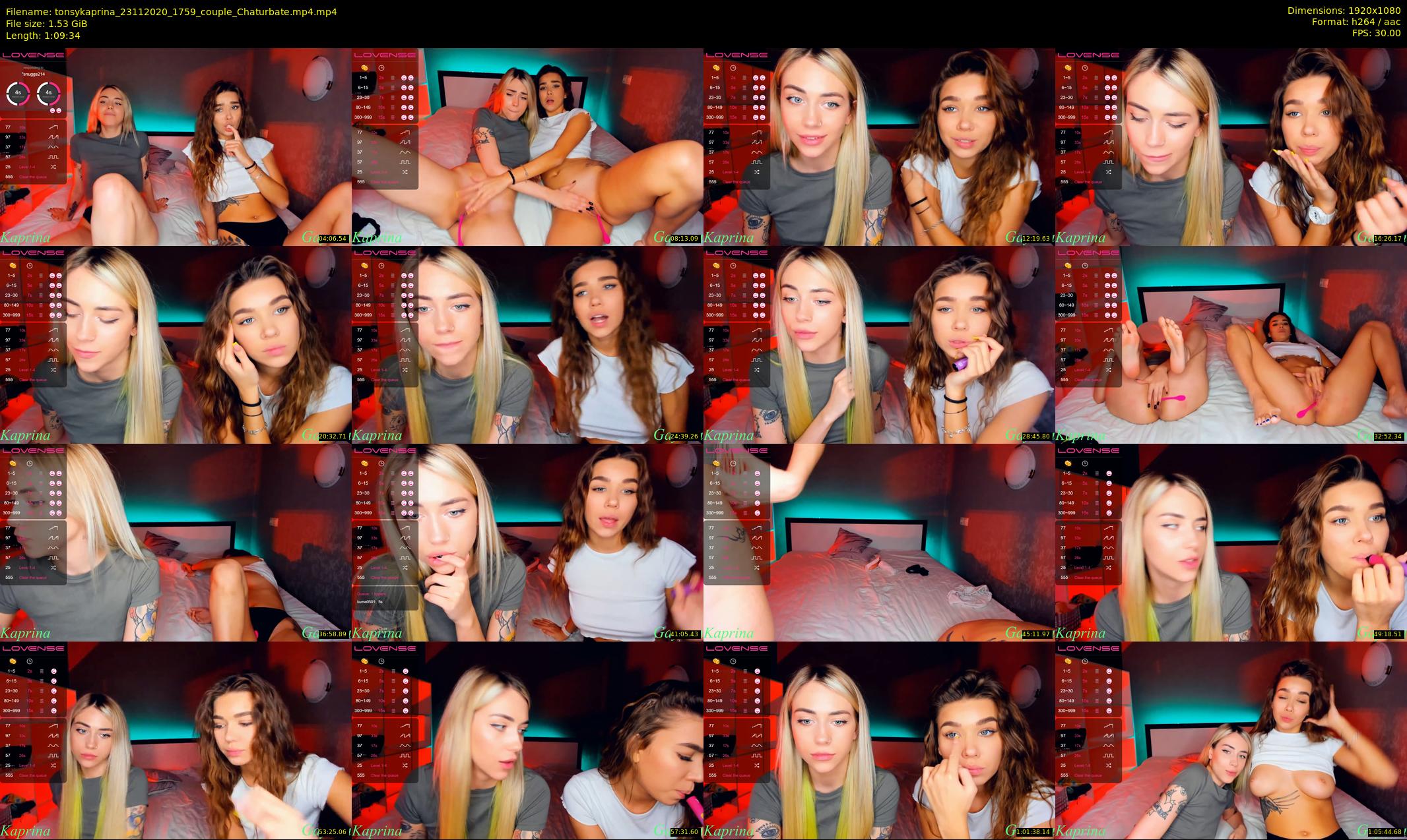 tonsykaprina — 70 minute Chaturbate couple cam show recording, 1080p, Nov 23, 2020