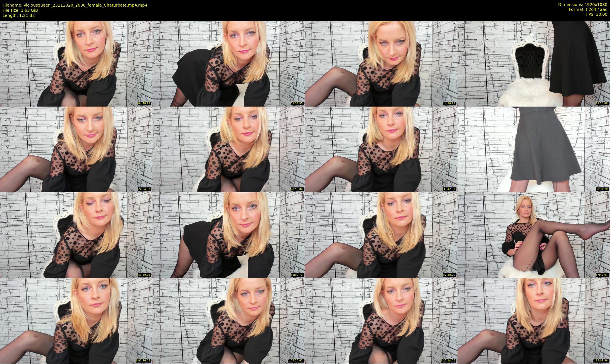 viciousqueen — 82 minute Chaturbate female cam show recording, 1080p, Nov 23, 2020