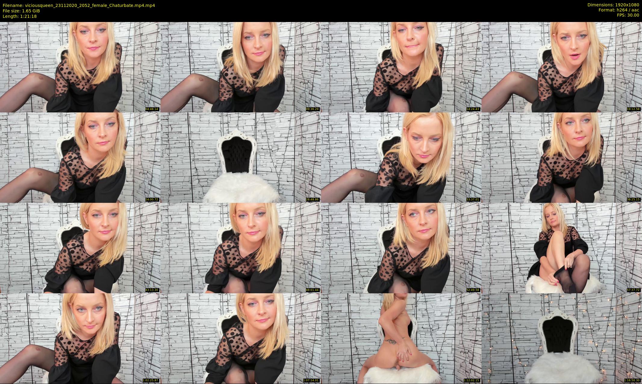 viciousqueen — 82 minute Chaturbate female cam show recording, 1080p, Nov 23, 2020