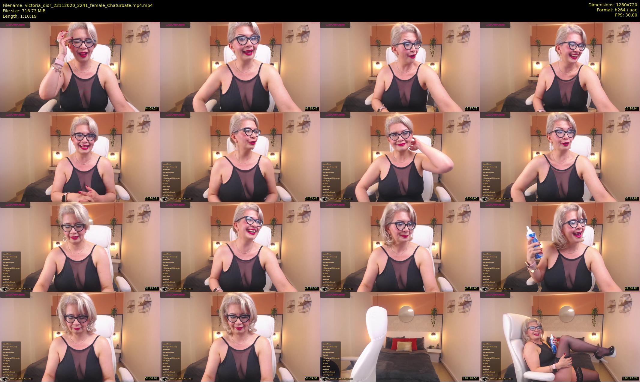 victoria_dior — 71 minute Chaturbate female cam show recording, 720p, Nov 23, 2020
