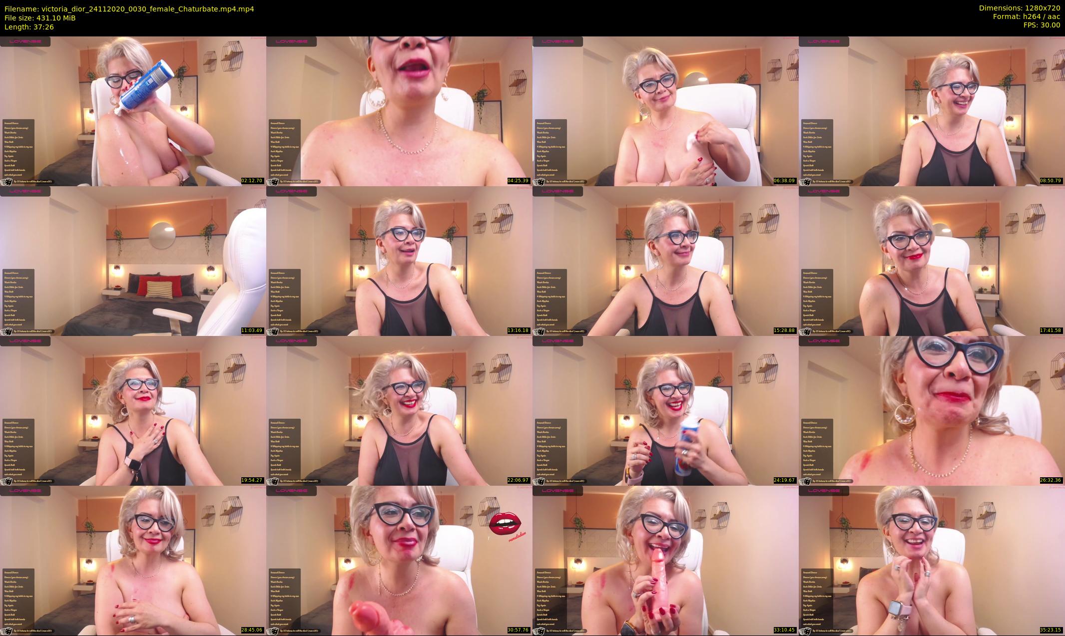 victoria_dior — 38 minute Chaturbate female cam show recording, 720p, Nov 24, 2020