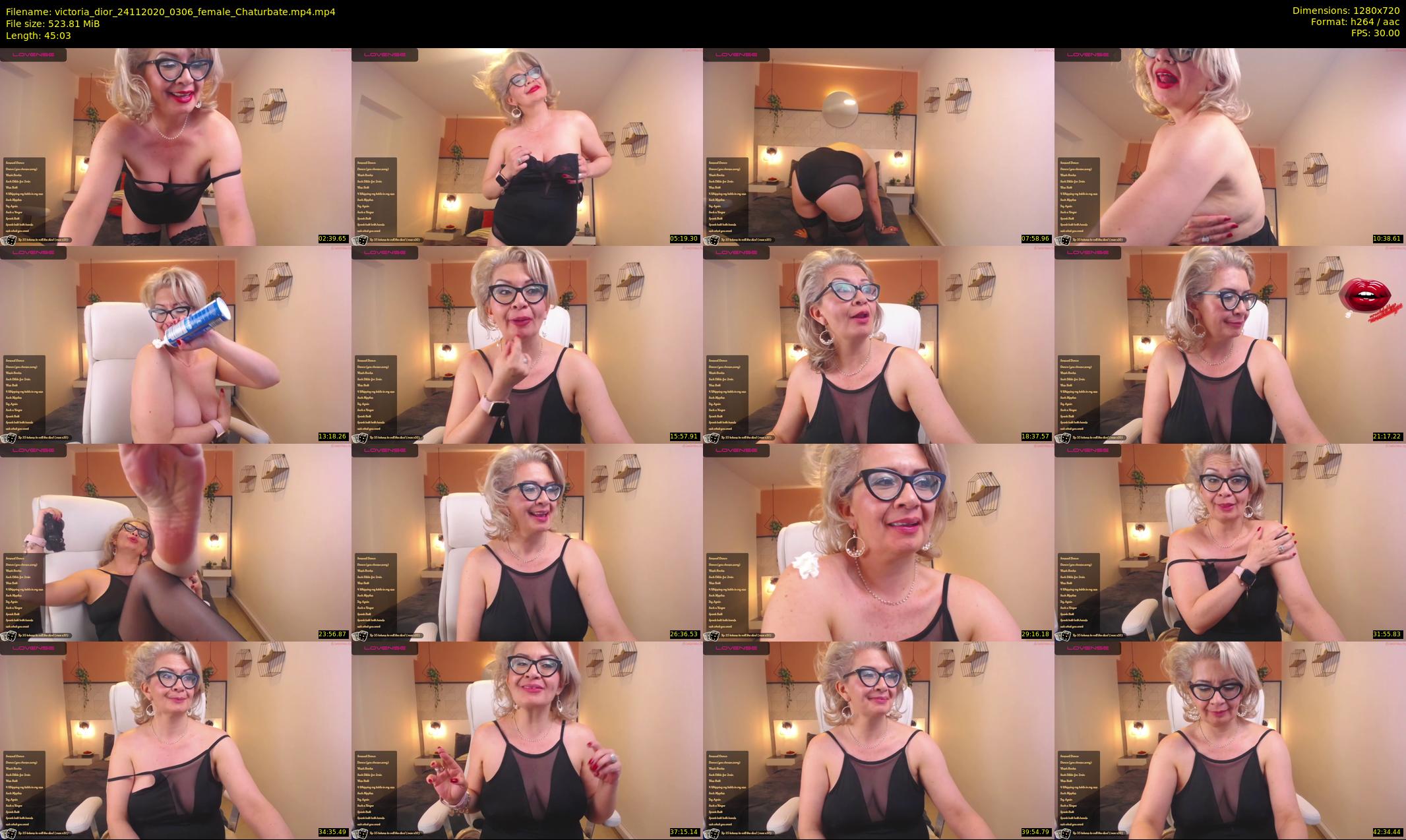victoria_dior — 46 minute Chaturbate female cam show recording, 720p, Nov 24, 2020