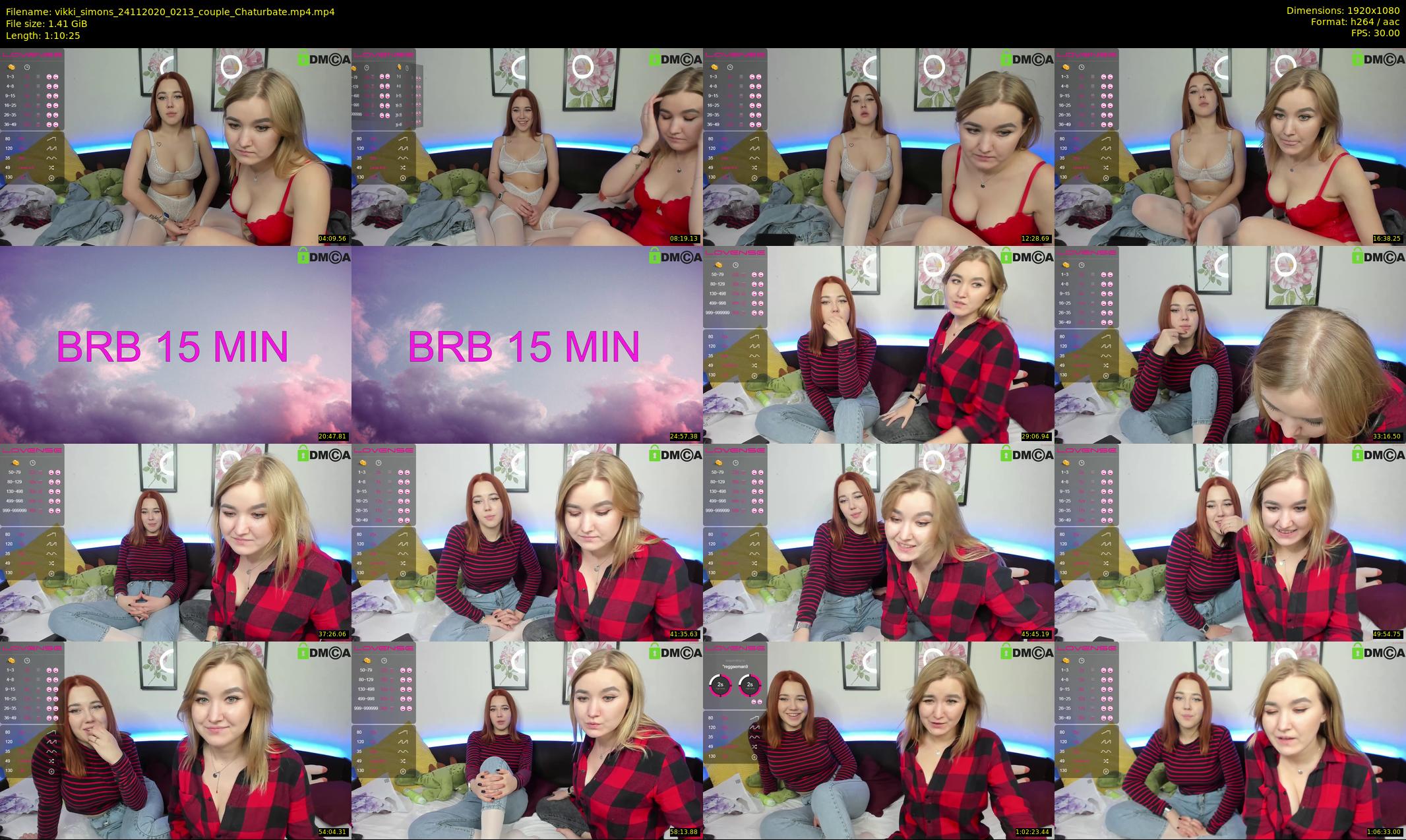 vikki_simons — 71 minute Chaturbate couple cam show recording, 1080p, Nov 24, 2020