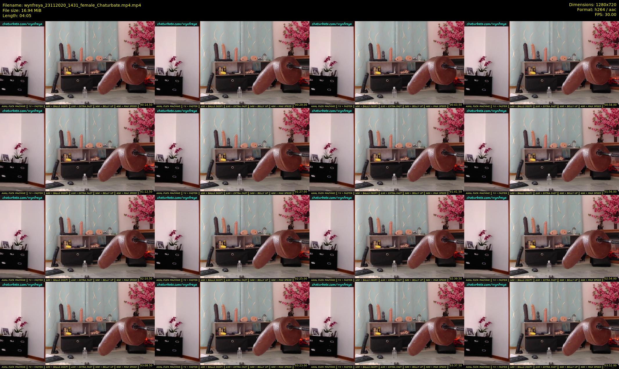 wynfreya — 5 minute Chaturbate female cam show recording, 720p, Nov 23, 2020