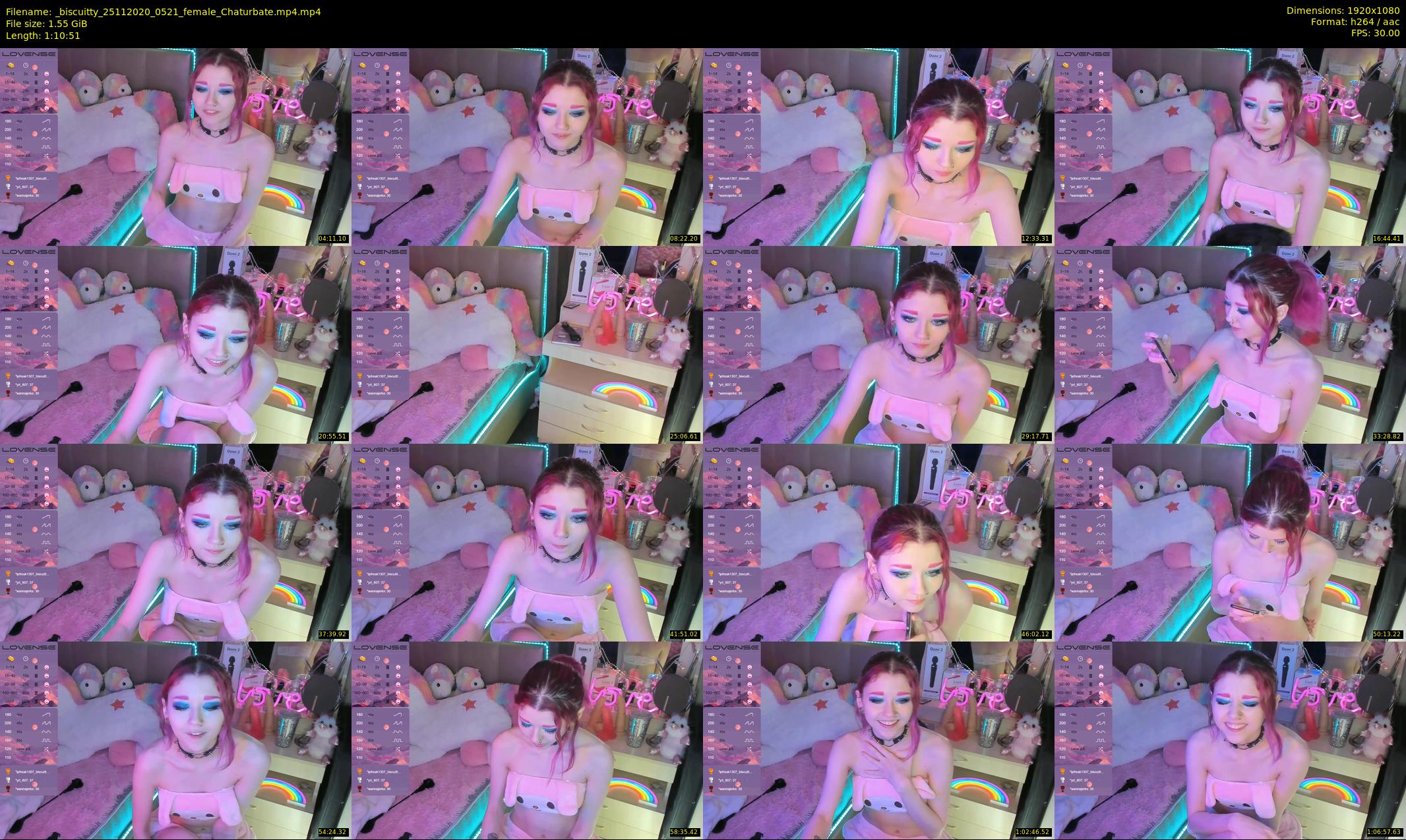 _biscuitty — 71 minute Chaturbate female cam show recording, 1080p, Nov 25, 2020