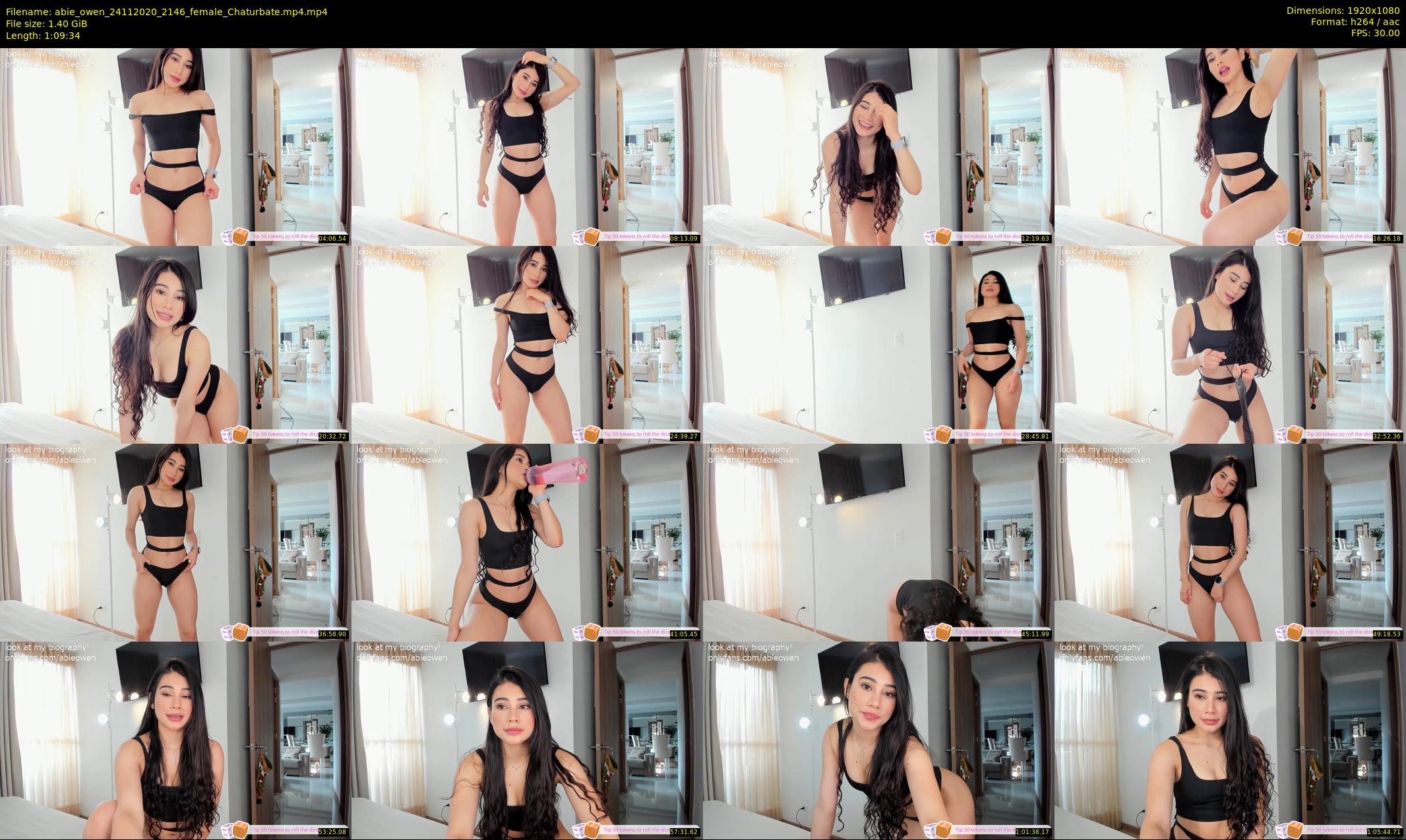 abie_owen — 70 minute Chaturbate female cam show recording, 1080p, Nov 24, 2020