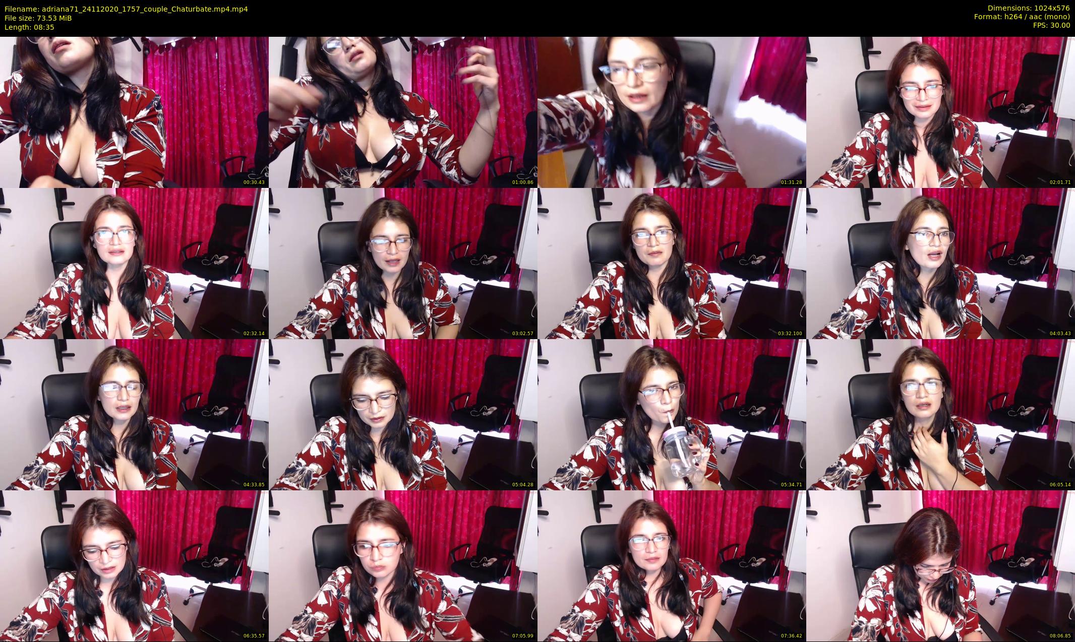 adriana71 — 9 minute Chaturbate couple cam show recording, 480p, Nov 24, 2020