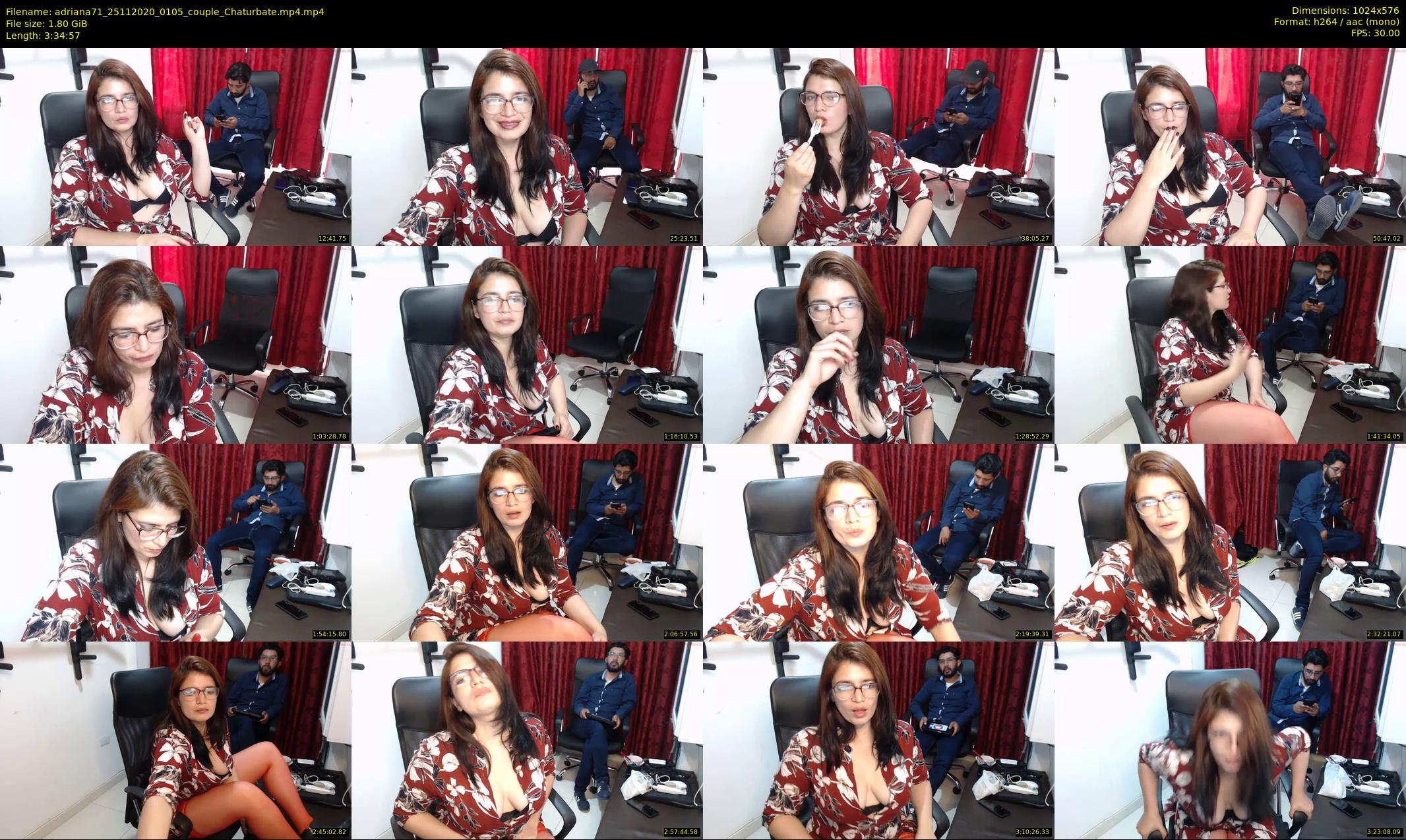 adriana71 — 215 minute Chaturbate couple cam show recording, 480p, Nov 25, 2020