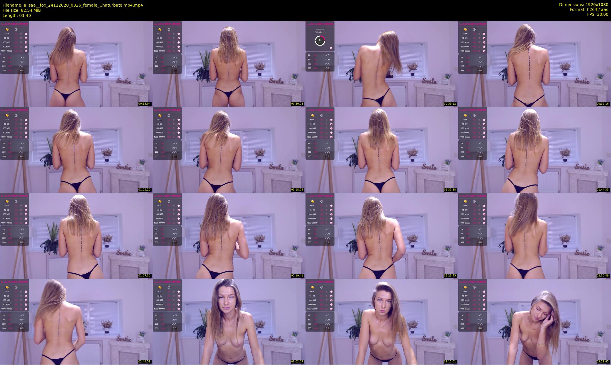 alisaa__fox — 4 minute Chaturbate female cam show recording, 1080p, Nov 24, 2020