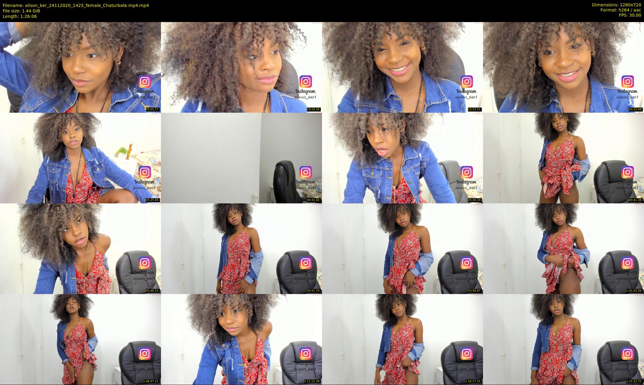 alison_ker — 87 minute Chaturbate female cam show recording, 720p, Nov 24, 2020