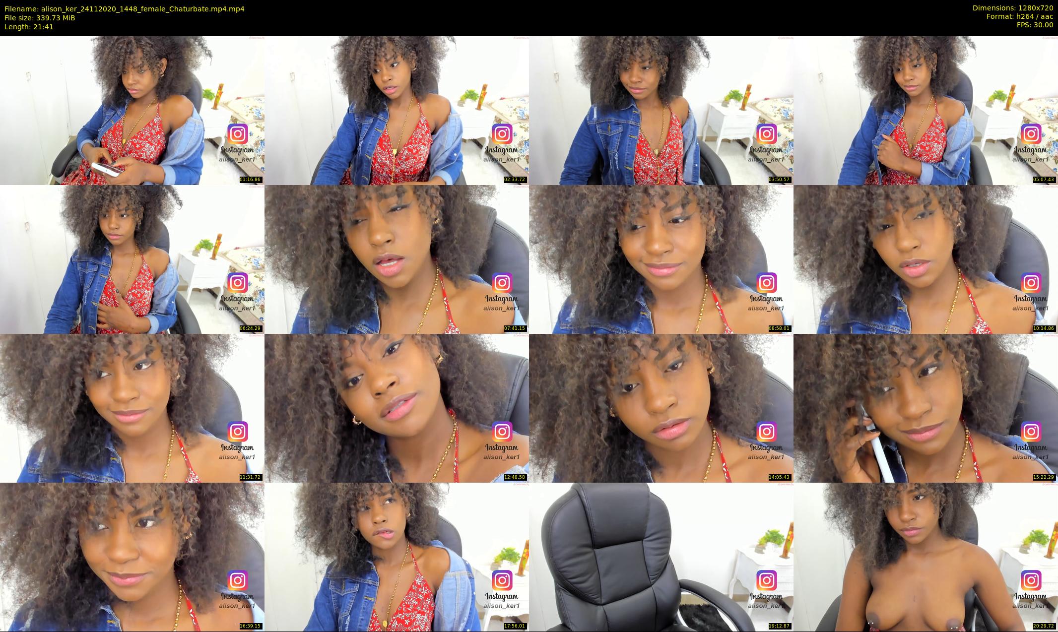 alison_ker — 22 minute Chaturbate female cam show recording, 720p, Nov 24, 2020