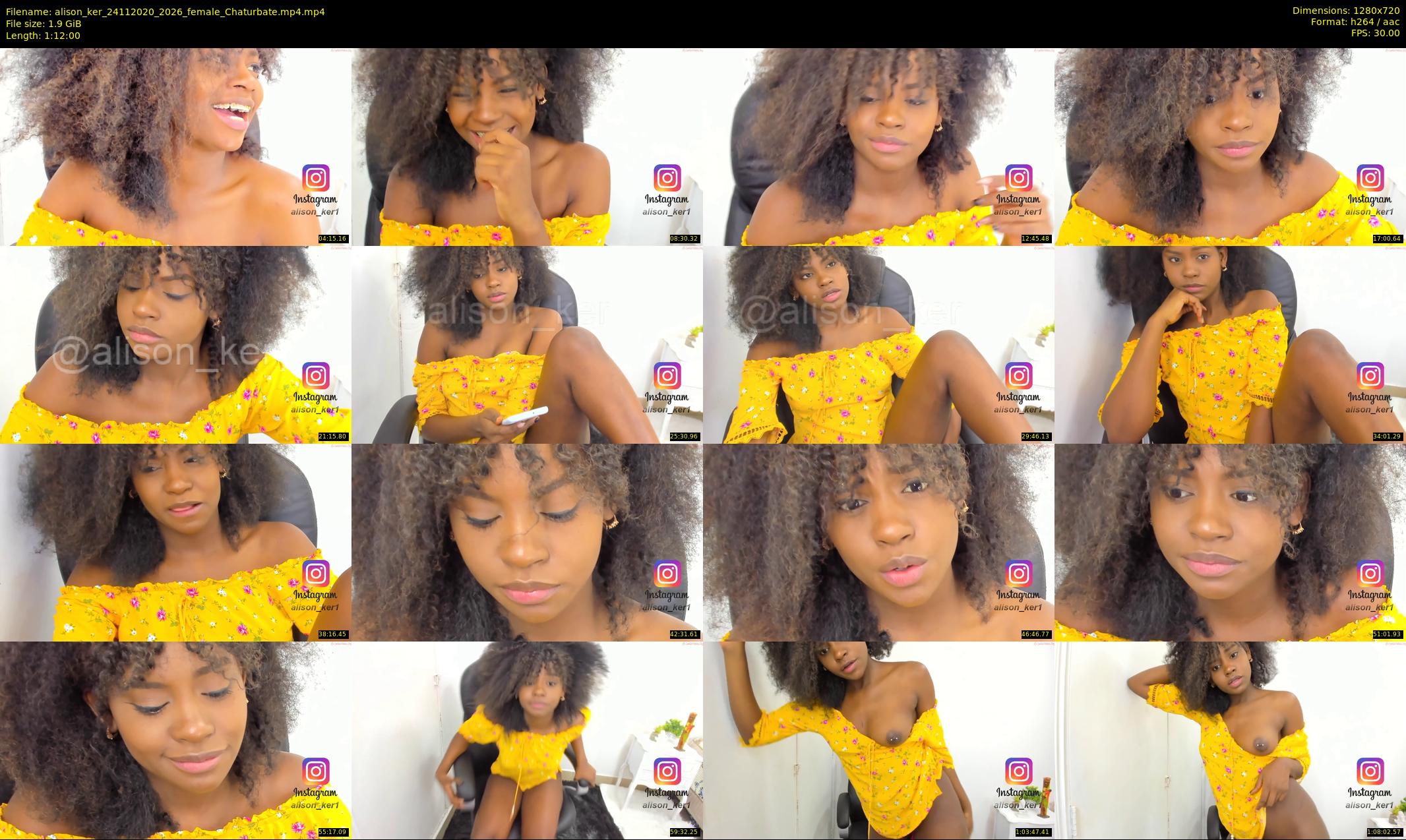 alison_ker — 72 minute Chaturbate female cam show recording, 720p, Nov 24, 2020