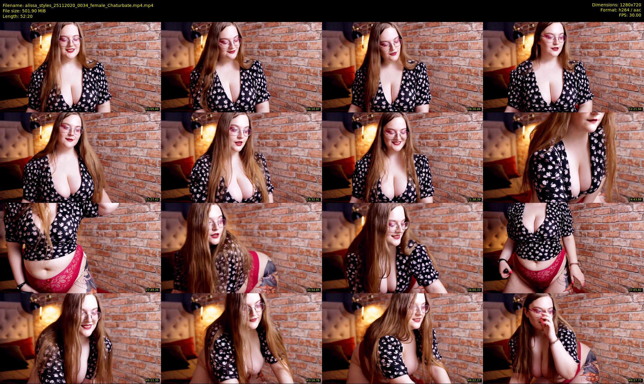 alissa_styles — 53 minute Chaturbate female cam show recording, 720p, Nov 25, 2020
