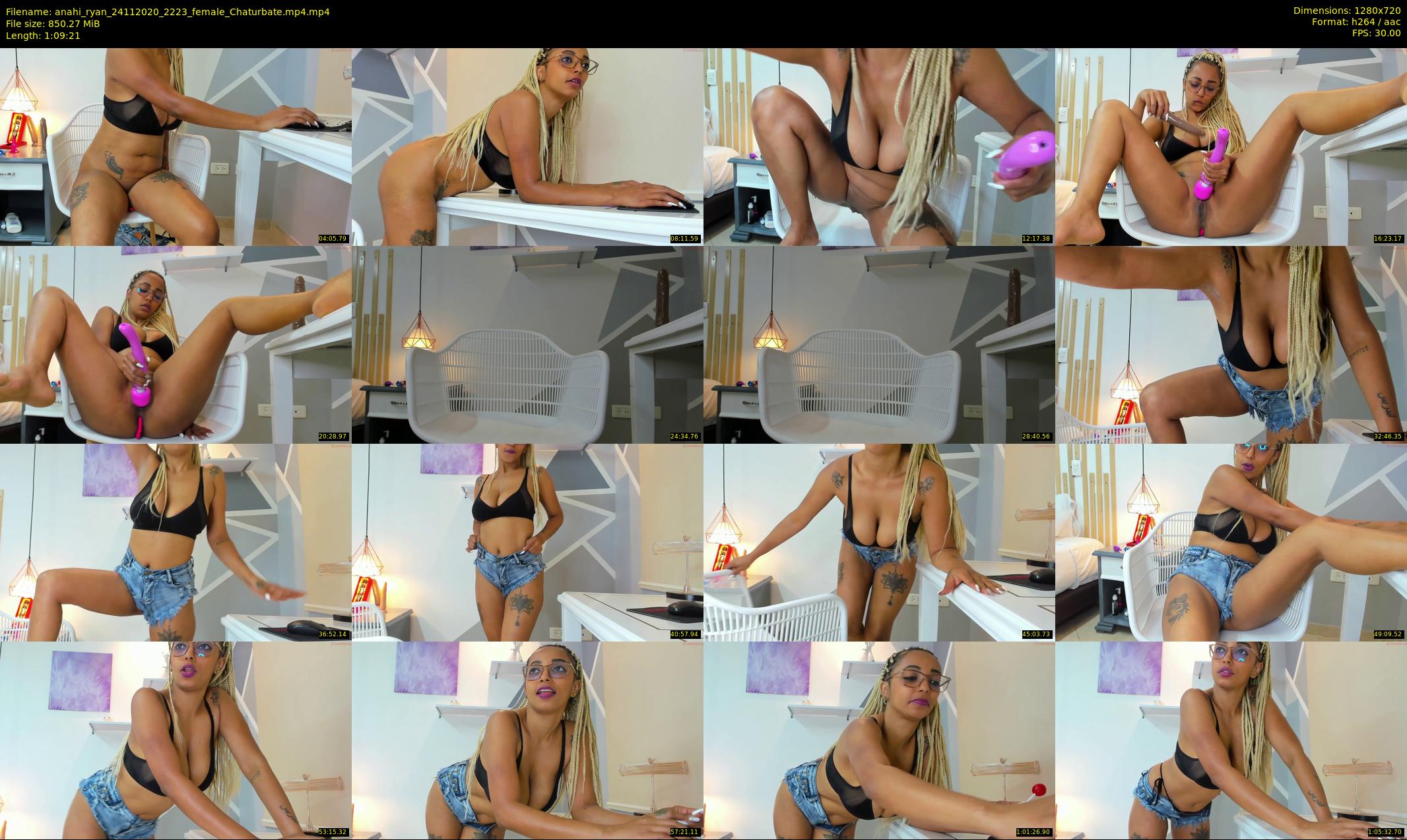 anahi_ryan — 70 minute Chaturbate female cam show recording, 720p, Nov 24, 2020