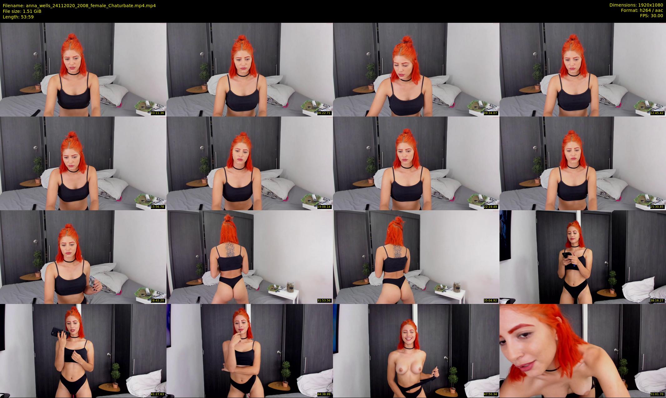 anna_wells — 54 minute Chaturbate female cam show recording, 1080p, Nov 24, 2020
