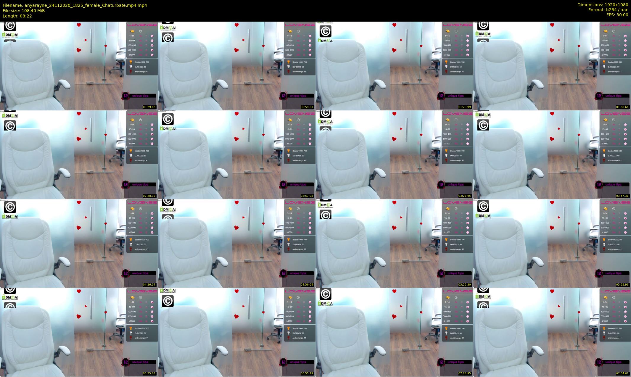 anyarayne — 9 minute Chaturbate female cam show recording, 1080p, Nov 24, 2020