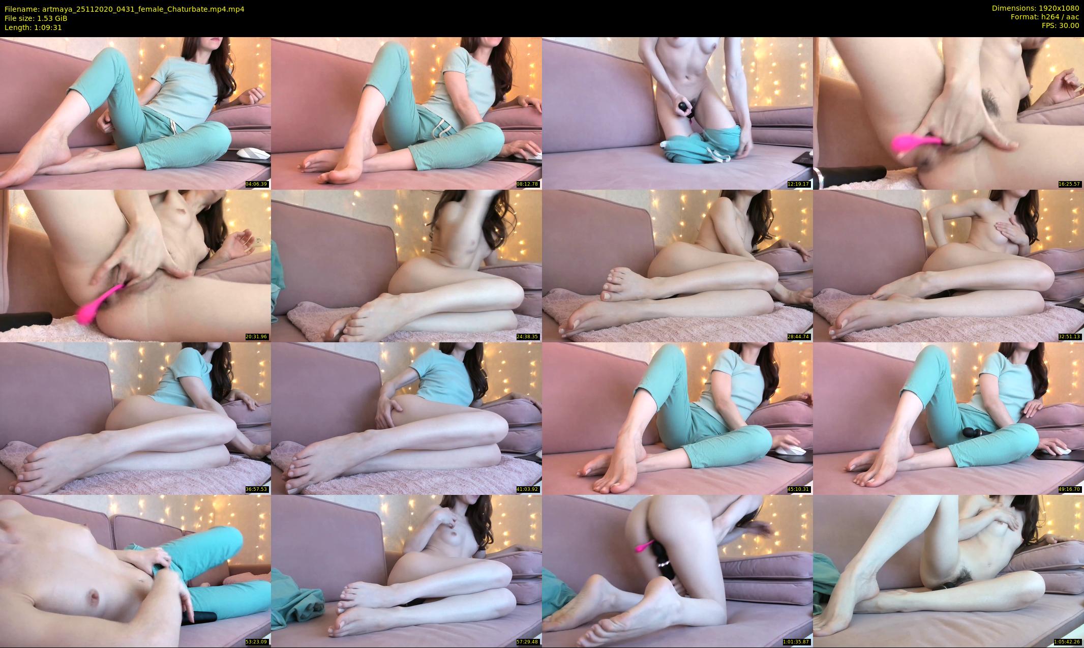 artmaya — 70 minute Chaturbate female cam show recording, 1080p, Nov 25, 2020