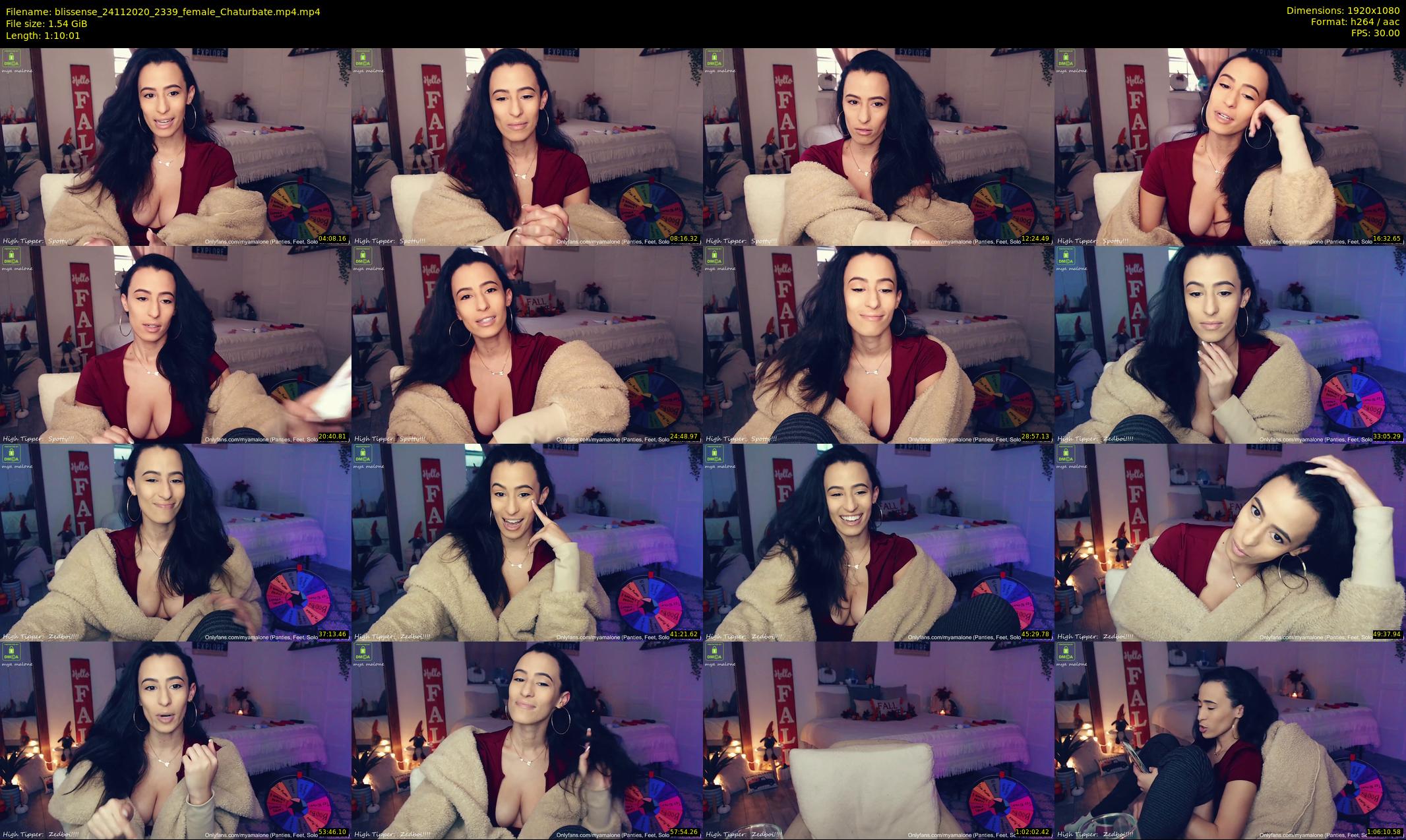 blissense — 71 minute Chaturbate female cam show recording, 1080p, Nov 24, 2020