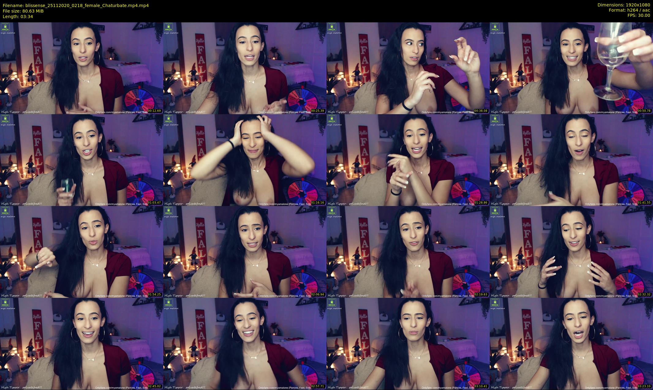 blissense — 4 minute Chaturbate female cam show recording, 1080p, Nov 25, 2020