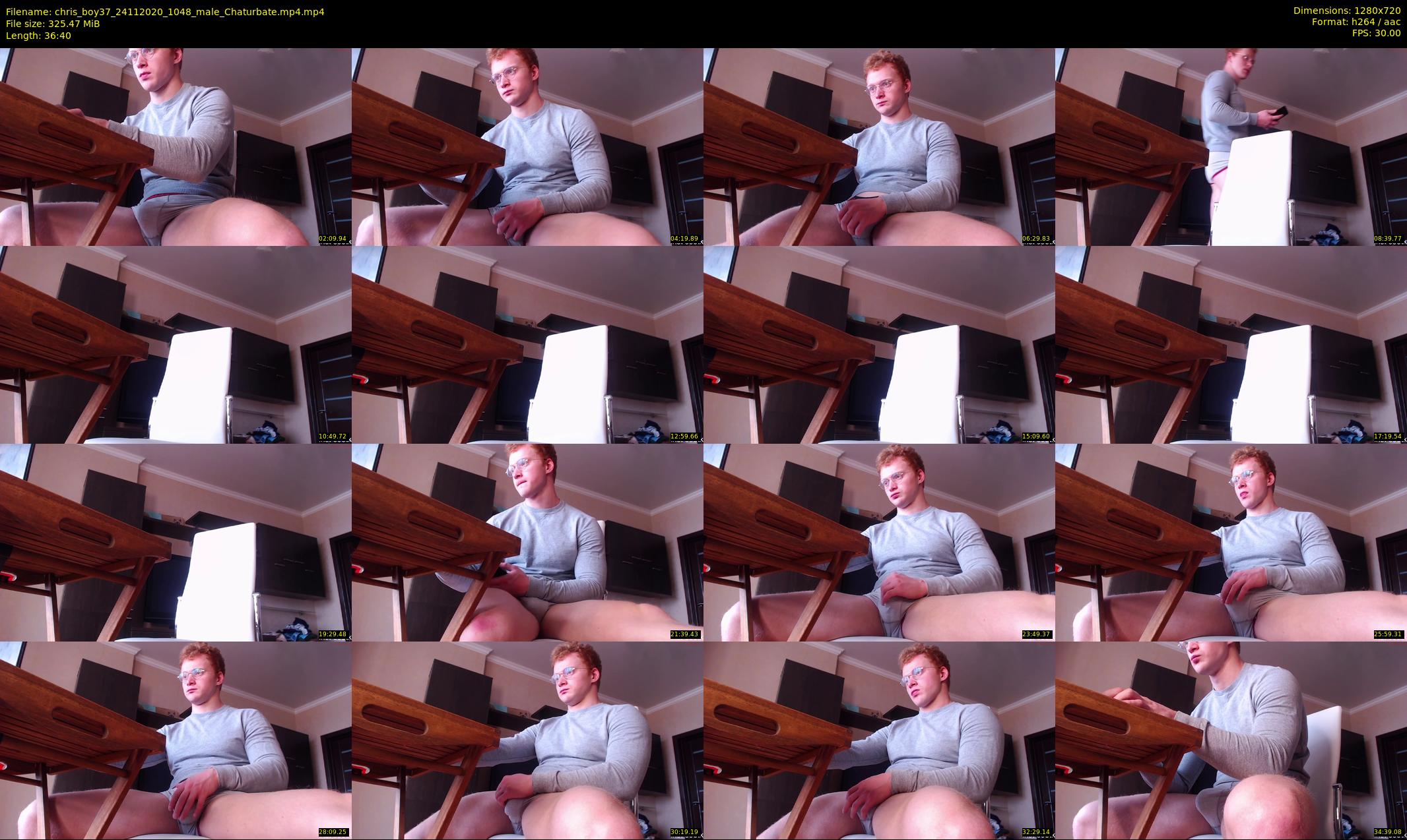 chris_boy37 — 37 minute Chaturbate male cam show recording, 720p, Nov 24, 2020
