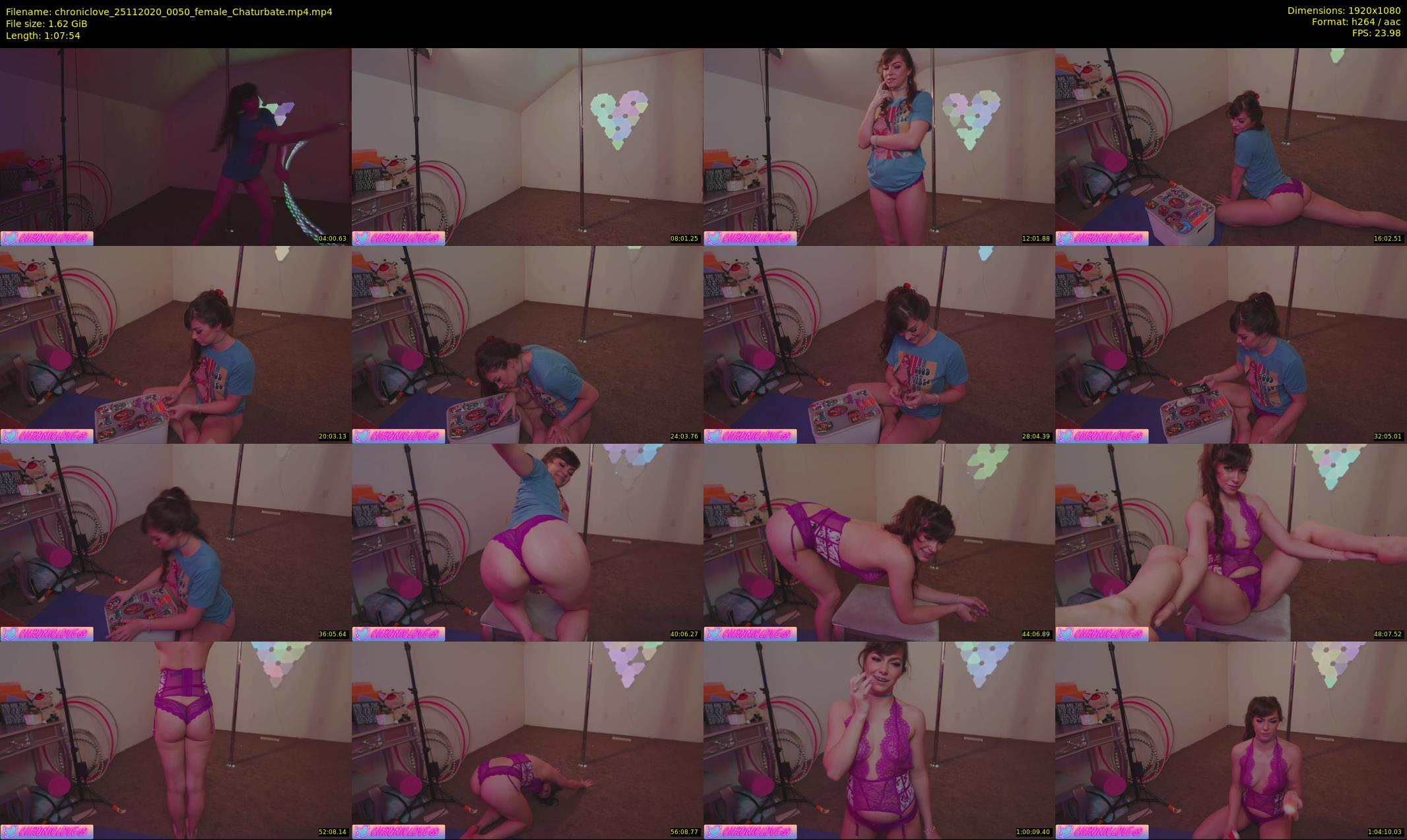 chroniclove — 68 minute Chaturbate female cam show recording, 1080p, Nov 25, 2020