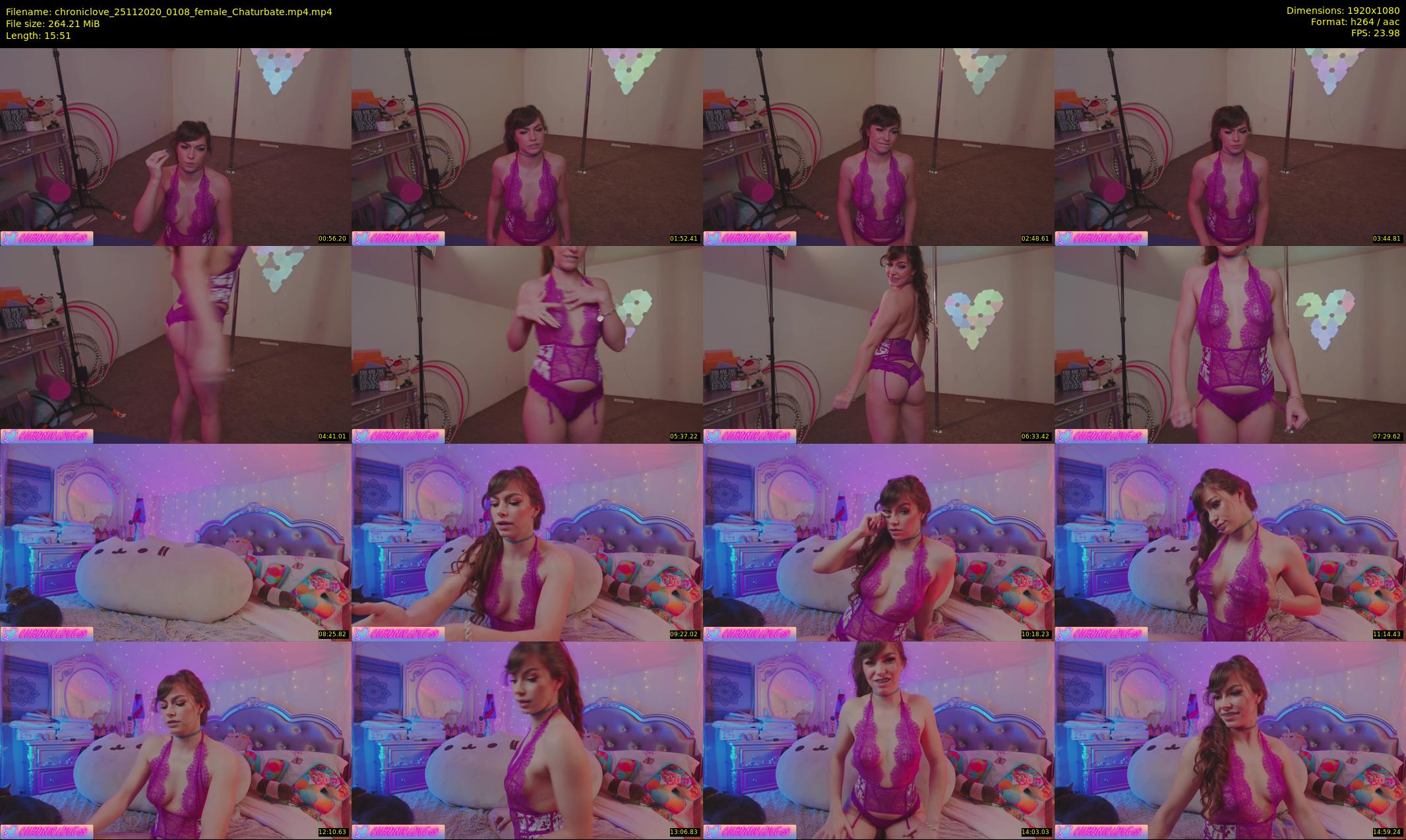 chroniclove — 16 minute Chaturbate female cam show recording, 1080p, Nov 25, 2020