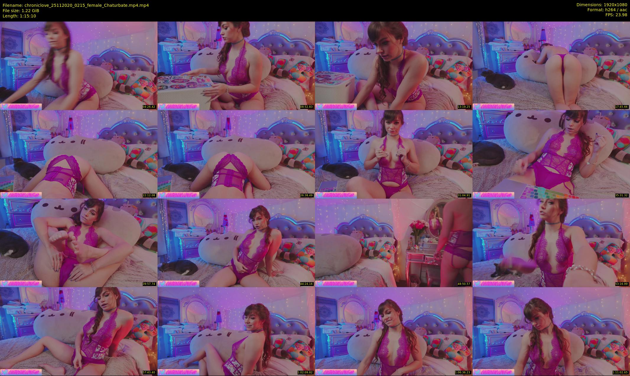 chroniclove — 76 minute Chaturbate female cam show recording, 1080p, Nov 25, 2020