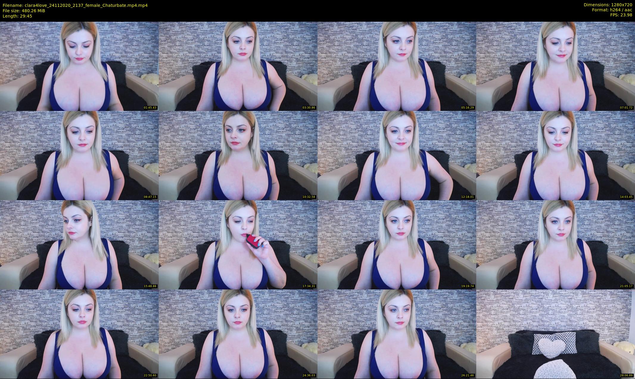 clara4love — 30 minute Chaturbate female cam show recording, 720p, Nov 24, 2020