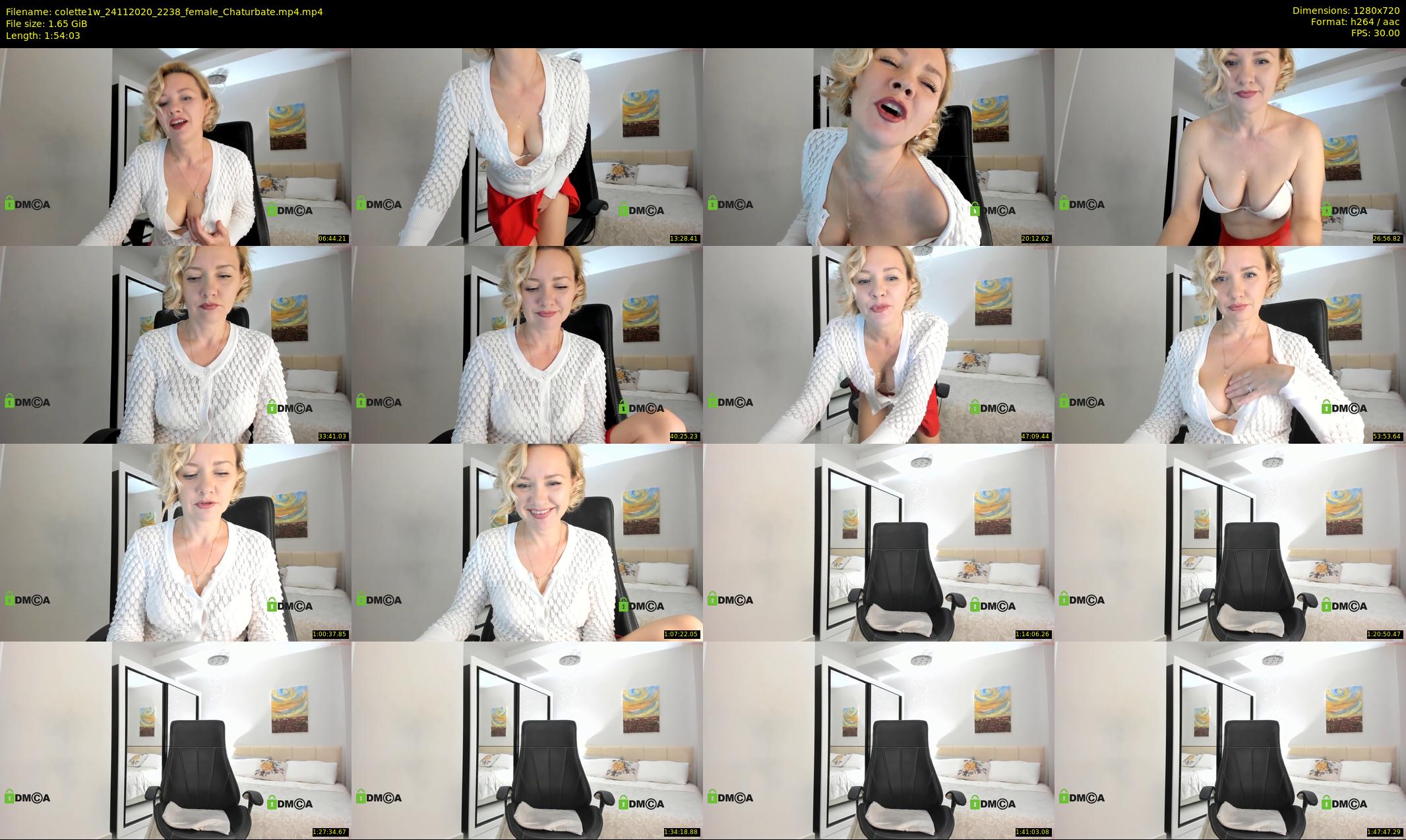 colette1w — 115 minute Chaturbate female cam show recording, 720p, Nov 24, 2020