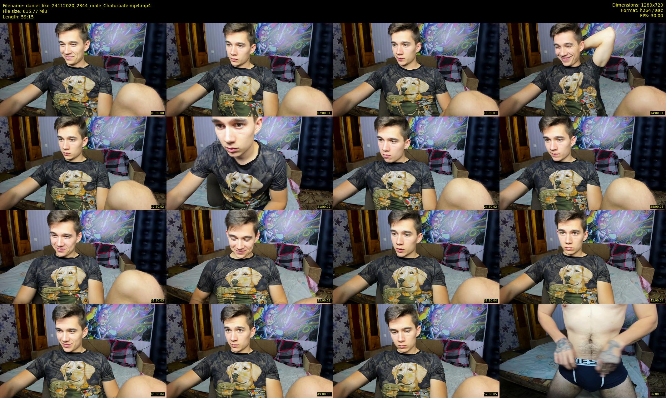 daniel_like — 60 minute Chaturbate male cam show recording, 720p, Nov 24, 2020