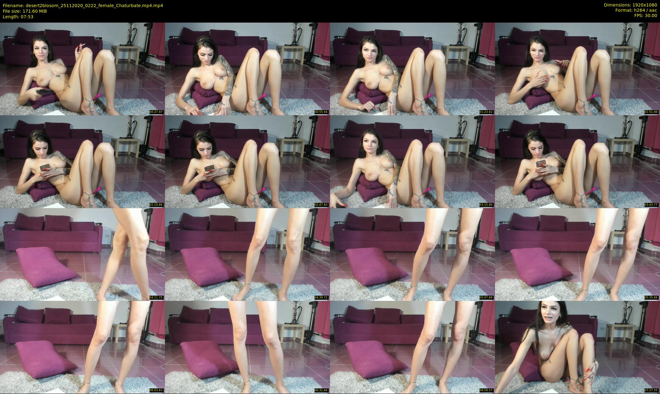 desert2blosom — 8 minute Chaturbate female cam show recording, 1080p, Nov 25, 2020