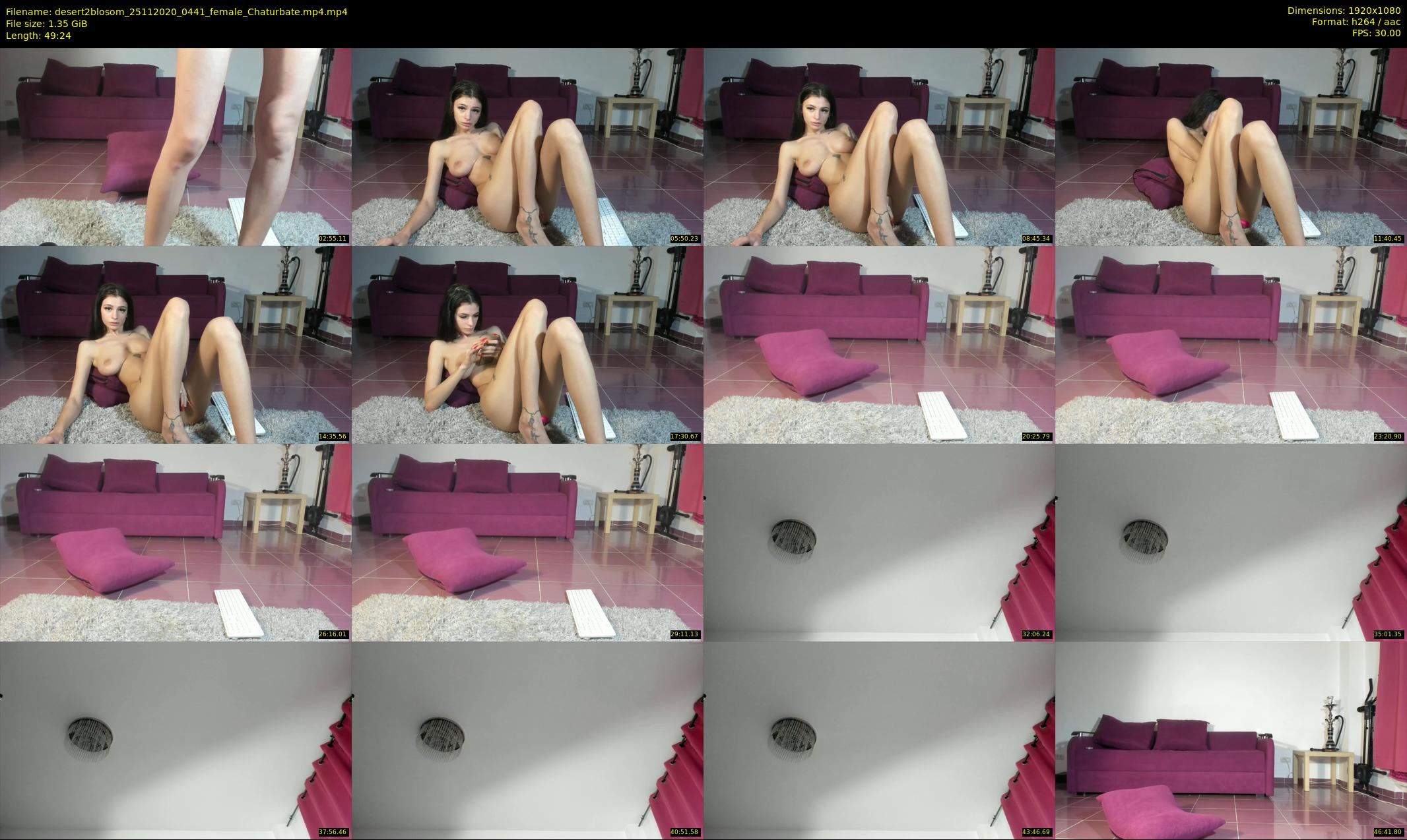 desert2blosom — 50 minute Chaturbate female cam show recording, 1080p, Nov 25, 2020