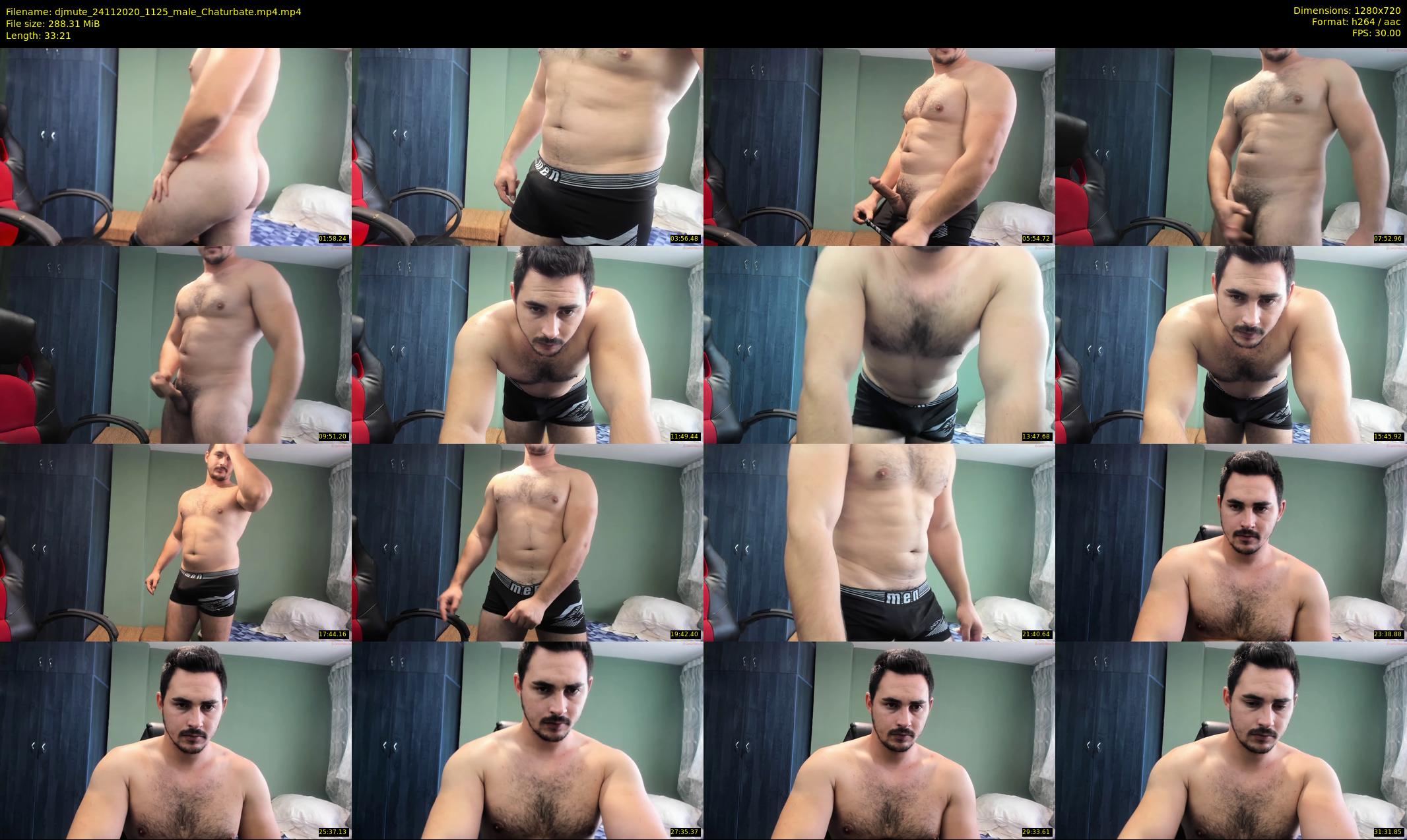 djmute — 34 minute Chaturbate male cam show recording, 720p, Nov 24, 2020