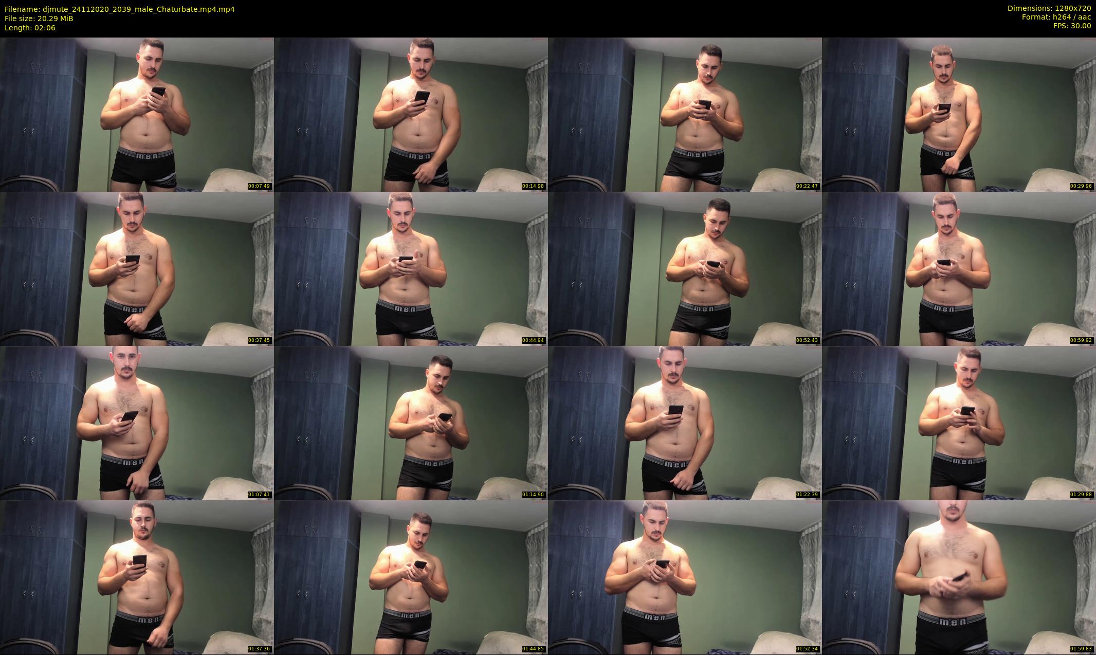 djmute — 3 minute Chaturbate male cam show recording, 720p, Nov 24, 2020