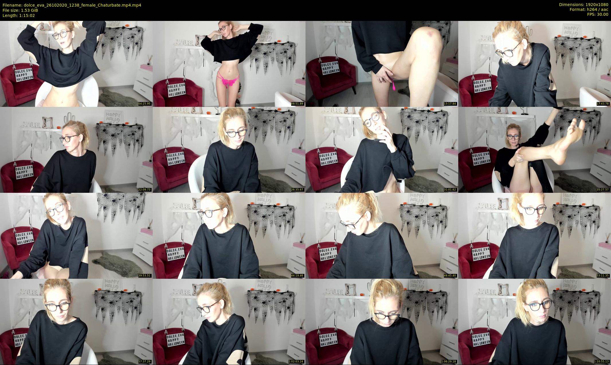 dolce_eva — 76 minute Chaturbate female cam show recording, 1080p, Oct 26, 2020