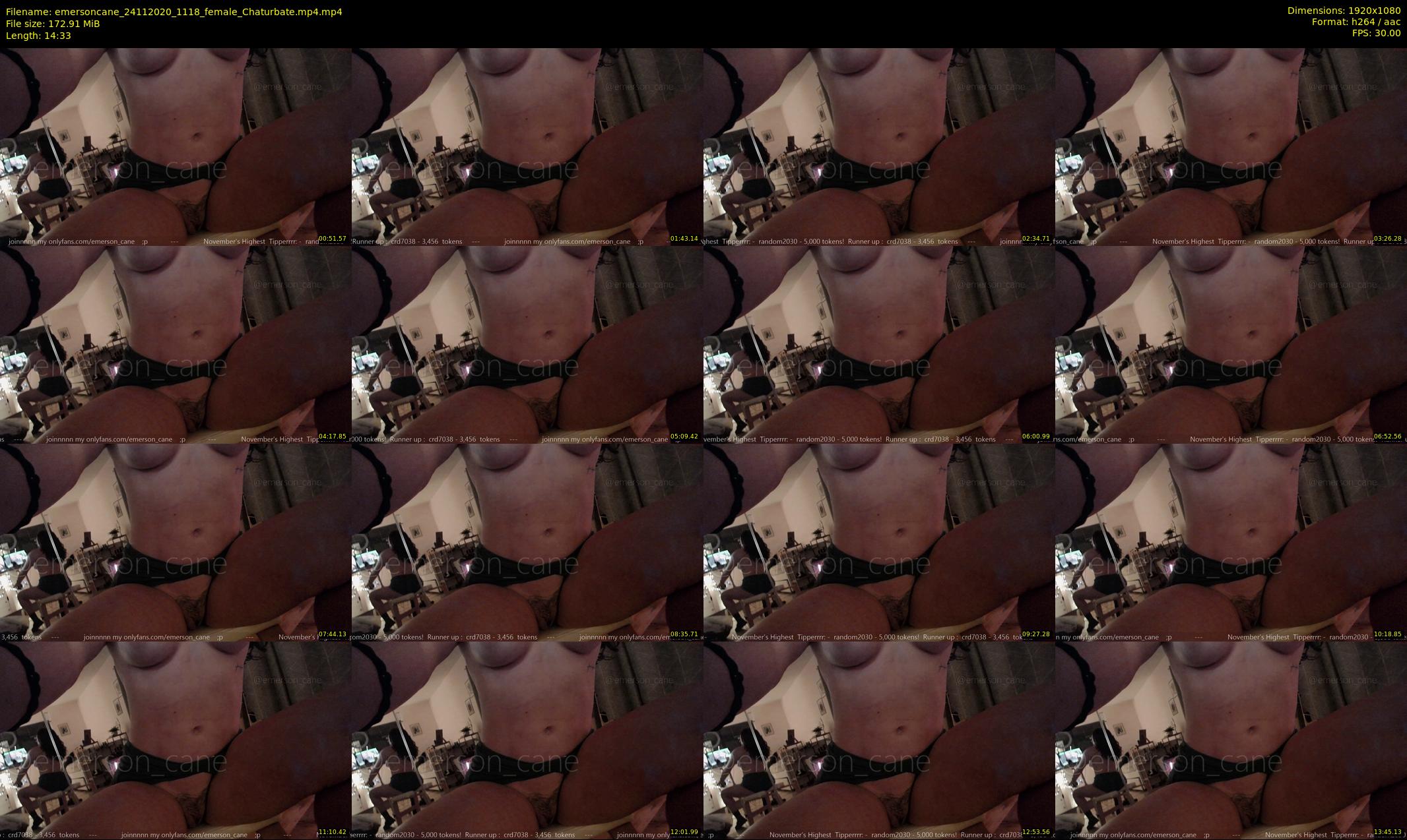 emersoncane — 15 minute Chaturbate female cam show recording, 1080p, Nov 24, 2020