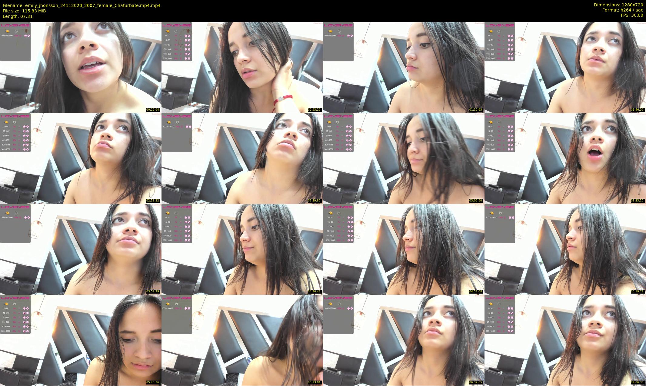 emily_jhonsson — 8 minute Chaturbate female cam show recording, 720p, Nov 24, 2020