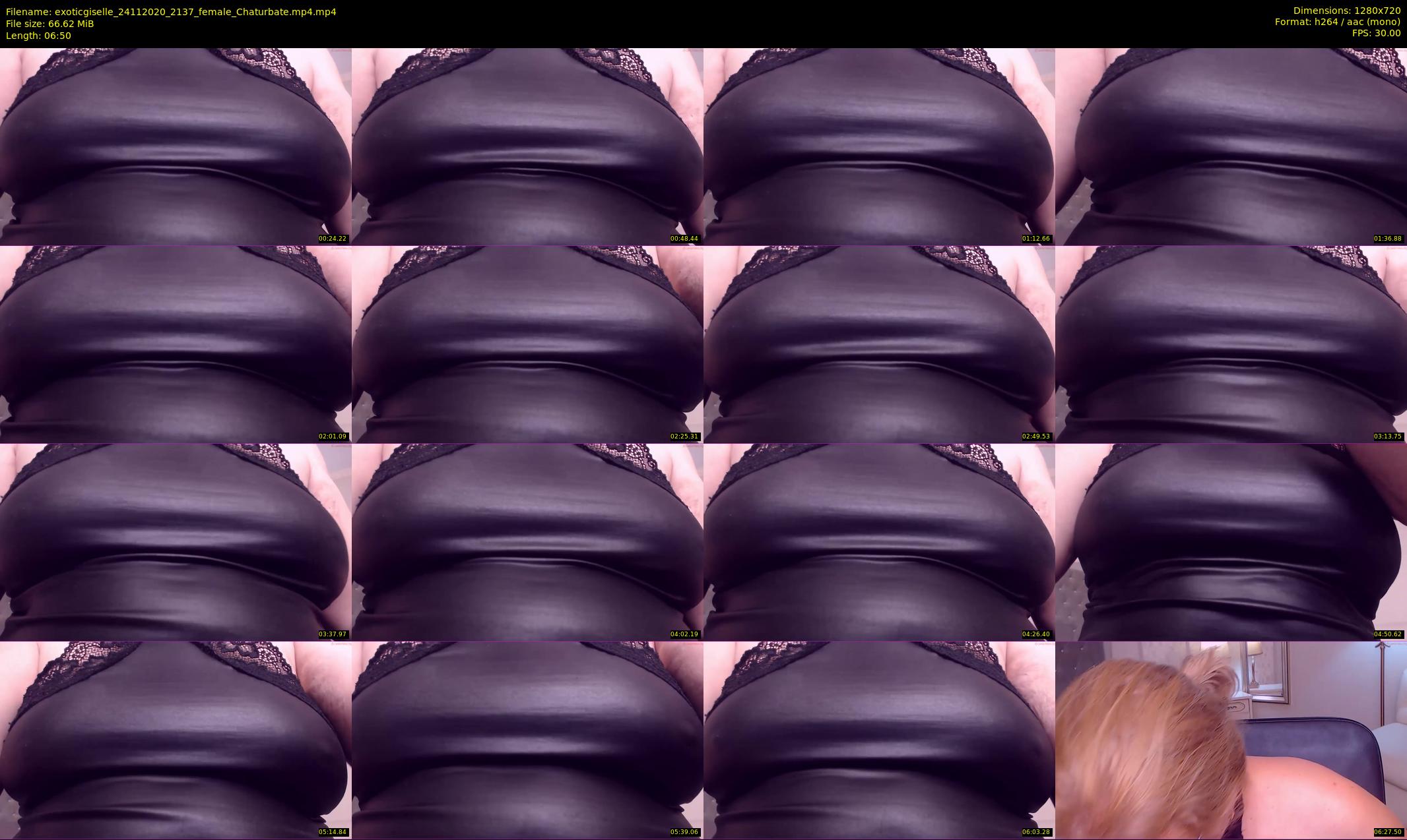 exoticgiselle — 7 minute Chaturbate female cam show recording, 720p, Nov 24, 2020