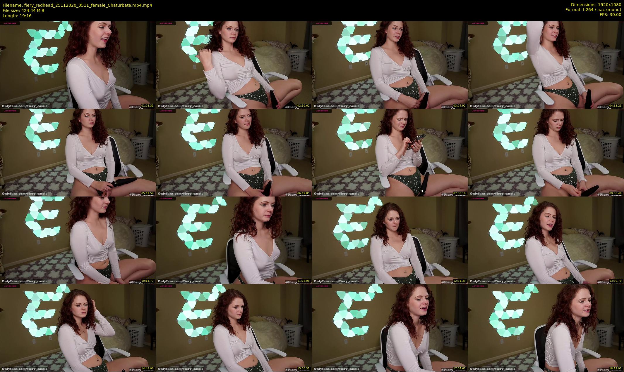 fiery_redhead — 20 minute Chaturbate female cam show recording, 1080p, Nov 25, 2020