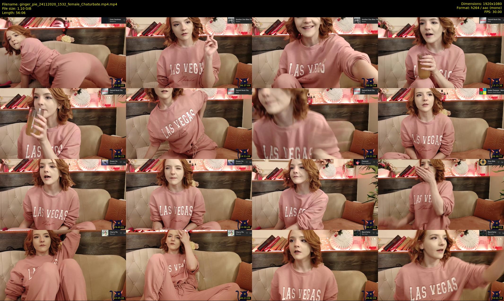 ginger_pie — 57 minute Chaturbate female cam show recording, 1080p, Nov 24, 2020