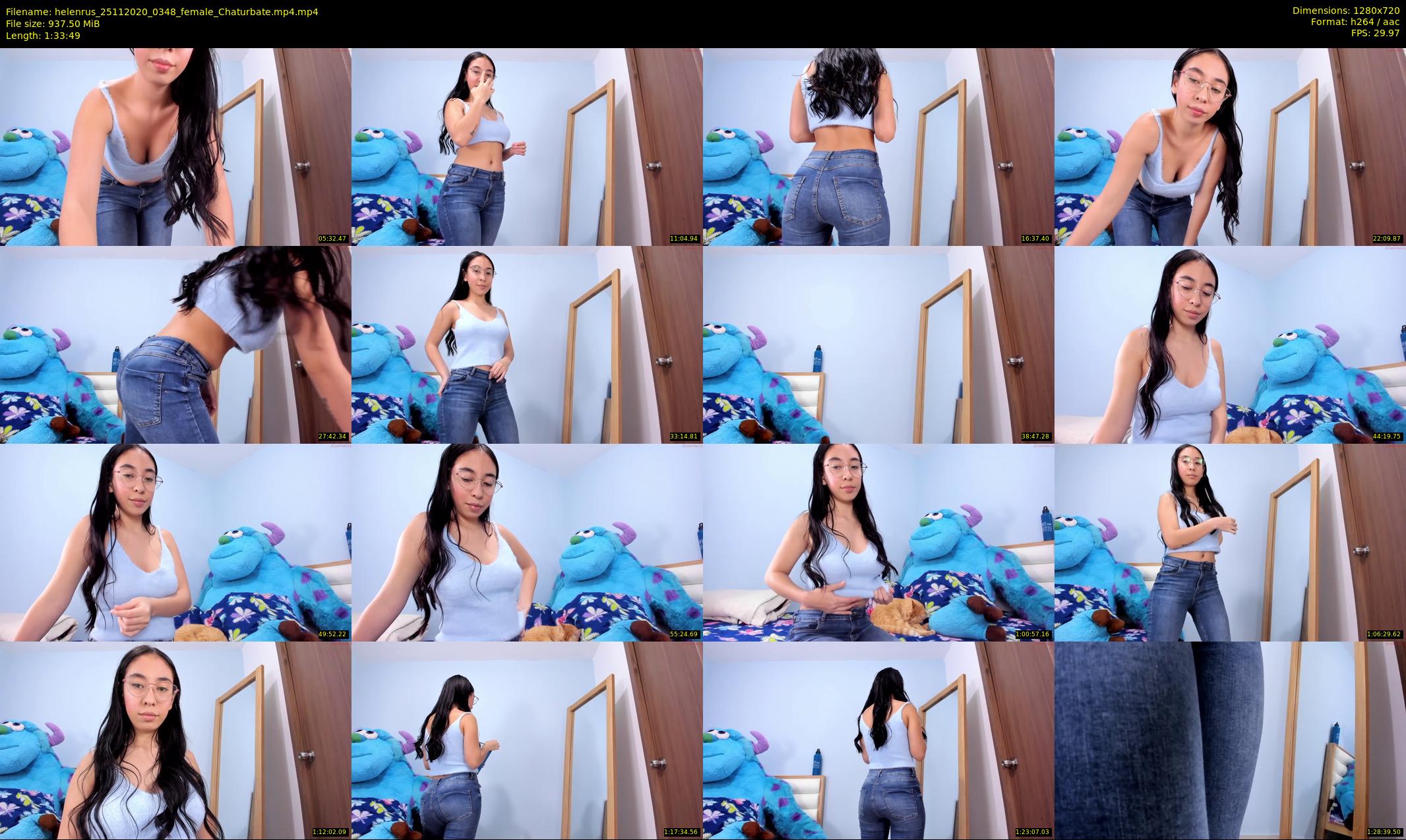 helenrus — 94 minute Chaturbate female cam show recording, 720p, Nov 25, 2020