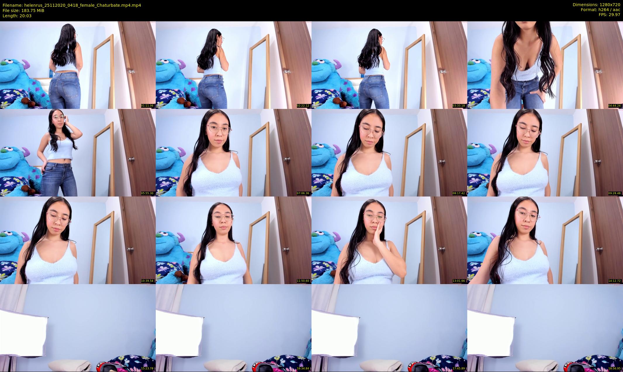 helenrus — 21 minute Chaturbate female cam show recording, 720p, Nov 25, 2020