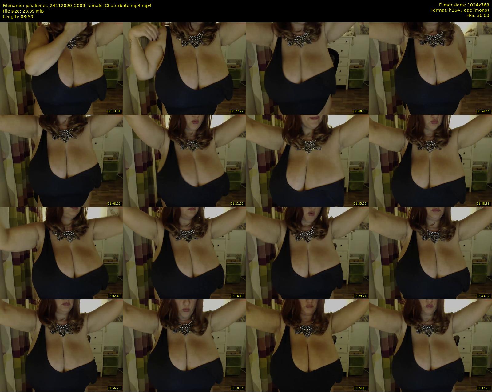 julialiones — 4 minute Chaturbate female cam show recording, 720p, Nov 24, 2020