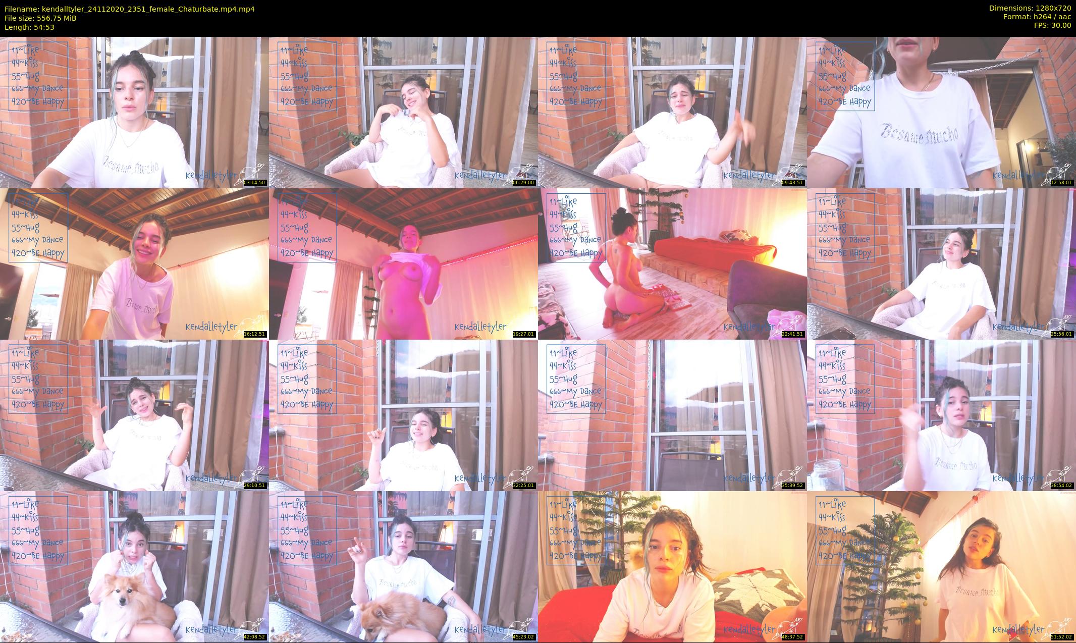 kendalltyler — 55 minute Chaturbate female cam show recording, 720p, Nov 24, 2020