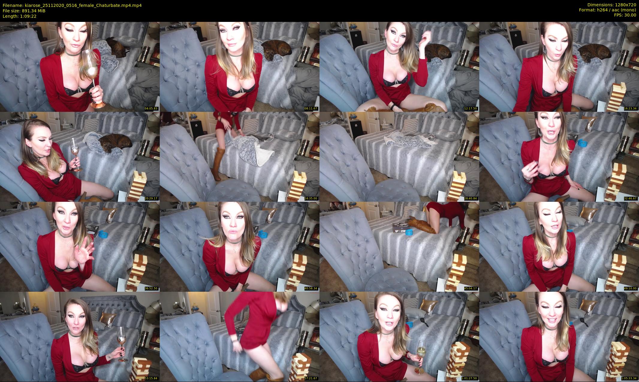 kiarose — 70 minute Chaturbate female cam show recording, 720p, Nov 25, 2020