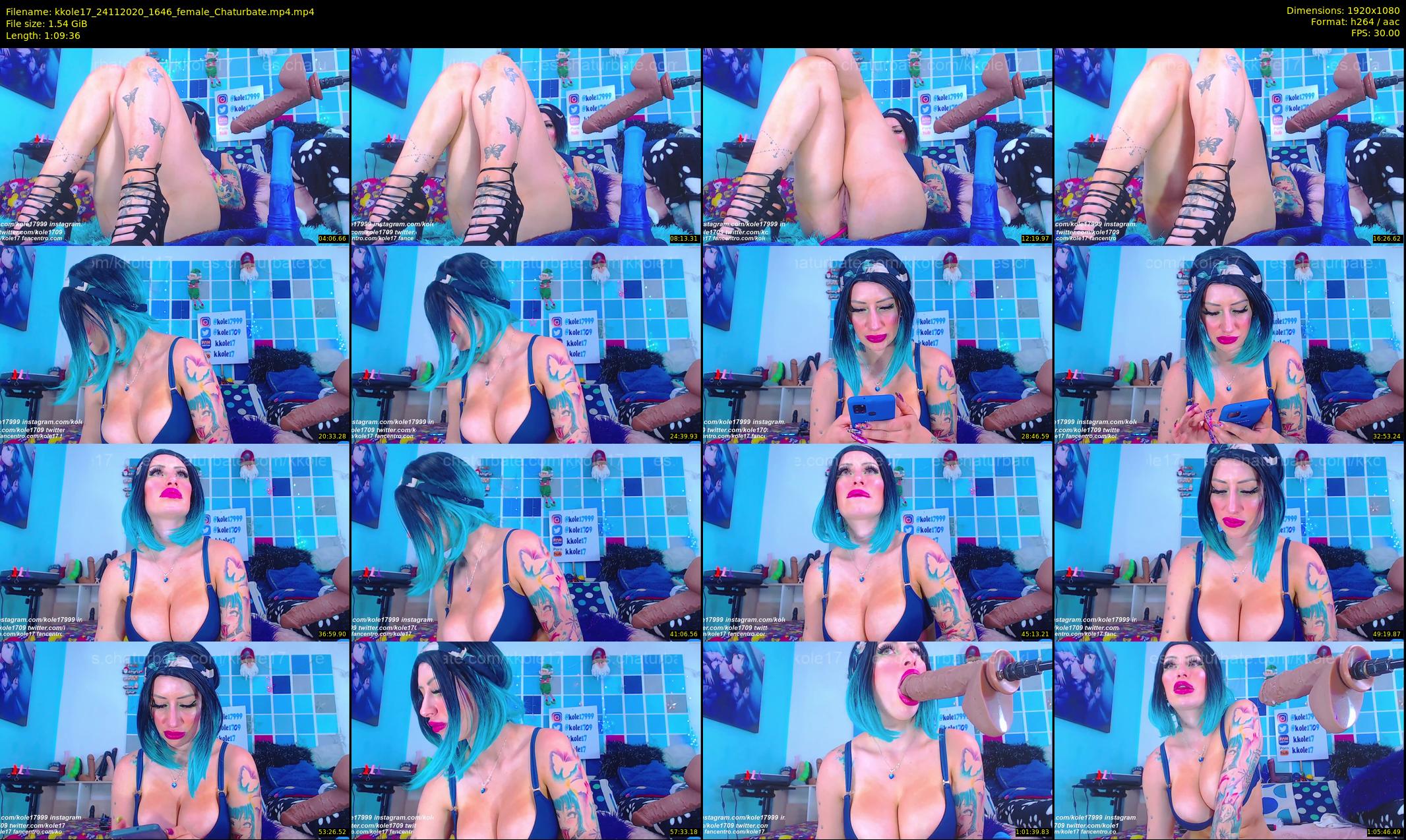 kkole17 — 70 minute Chaturbate female cam show recording, 1080p, Nov 24, 2020