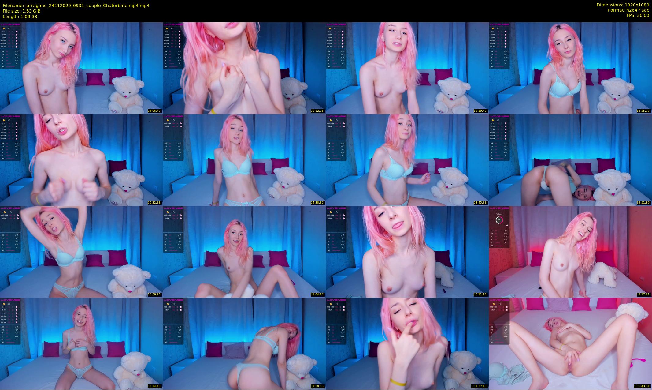 larragane — 70 minute Chaturbate couple cam show recording, 1080p, Nov 24, 2020
