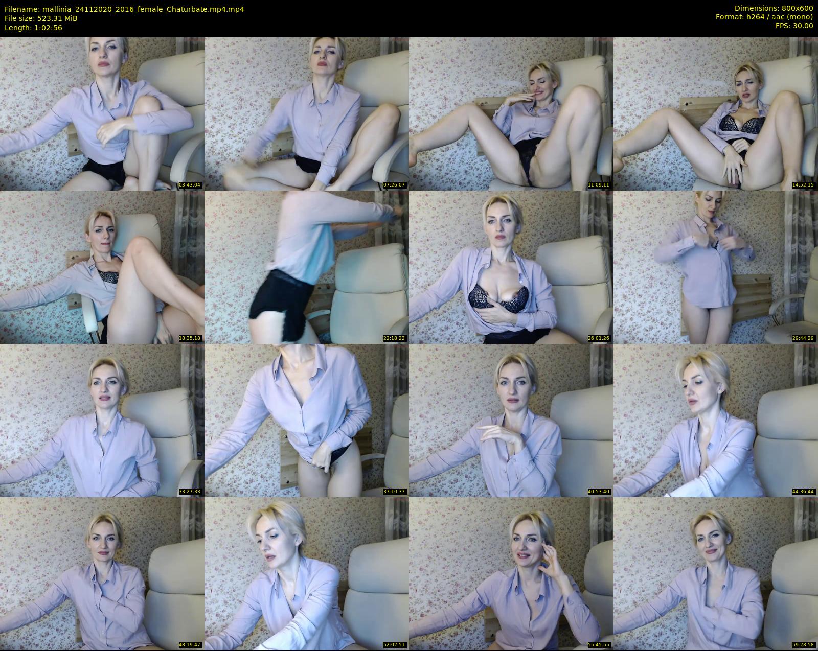 mallinia — 63 minute Chaturbate female cam show recording, 480p, Nov 24, 2020